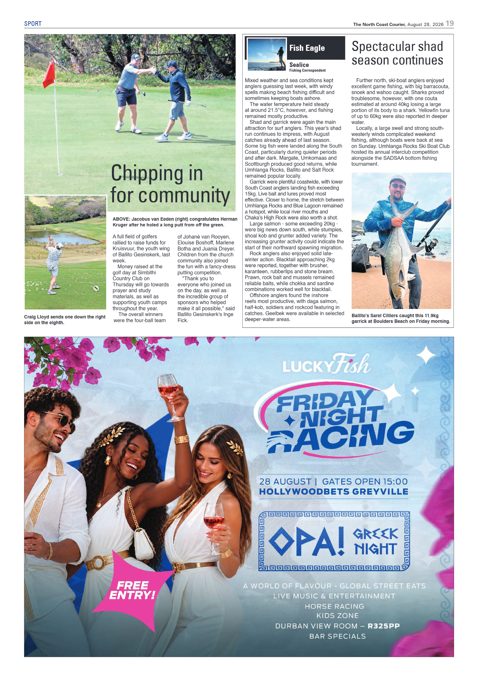The North Coast Courier – 28 August 2026 page 19