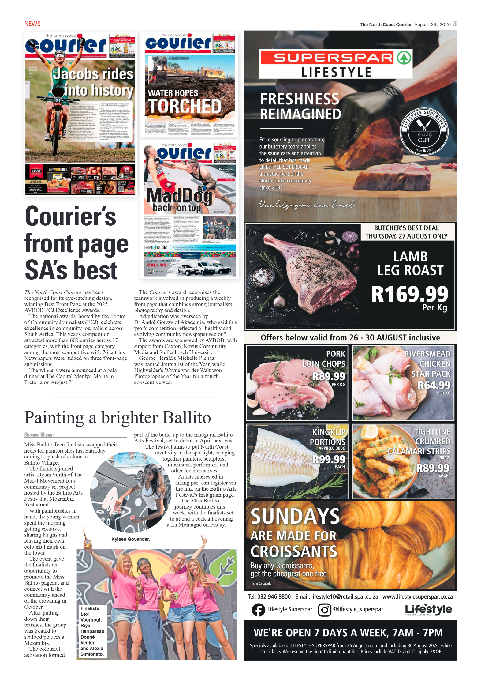 The North Coast Courier – 28 August 2026 page 3