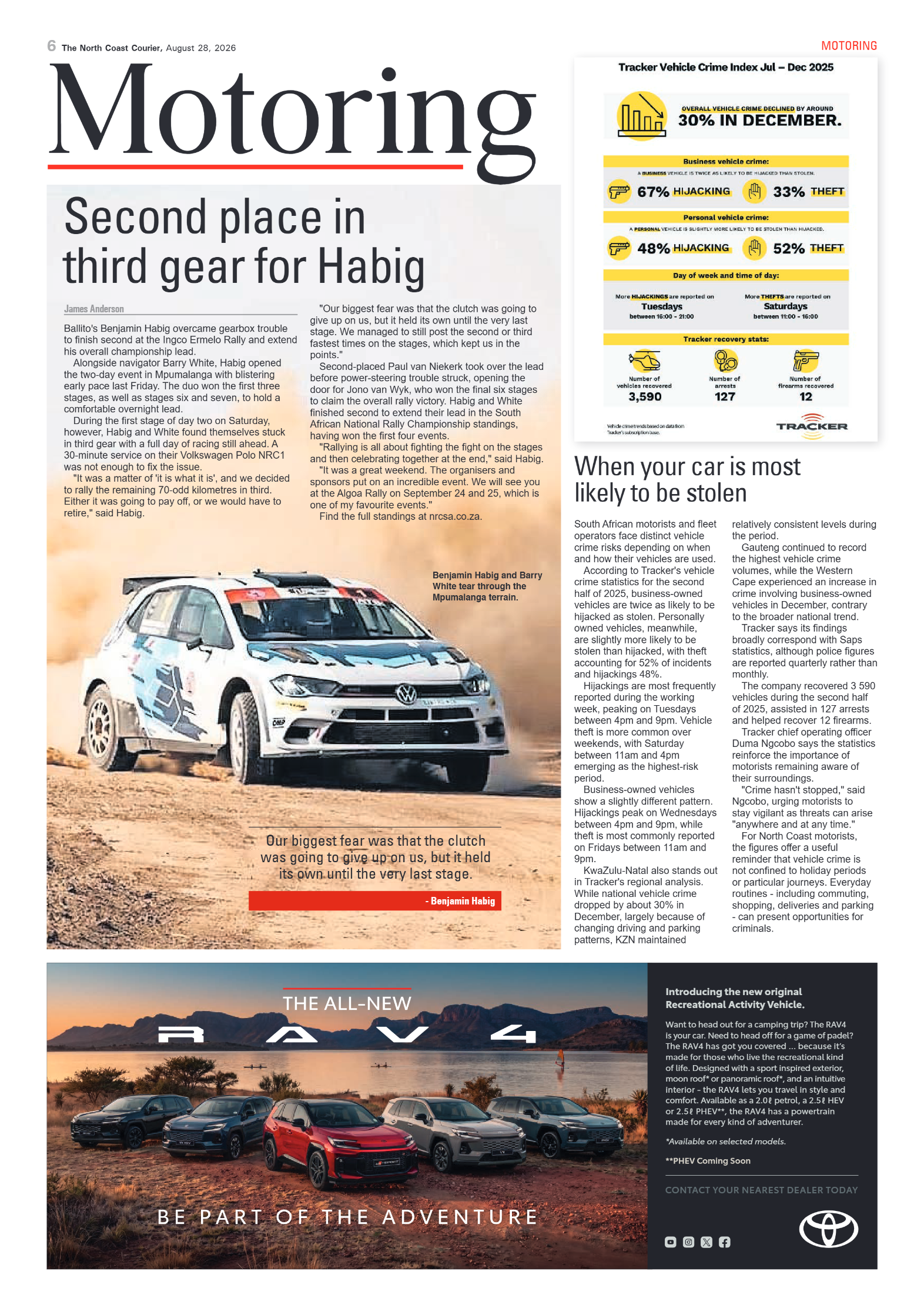The North Coast Courier – 28 August 2026 page 6