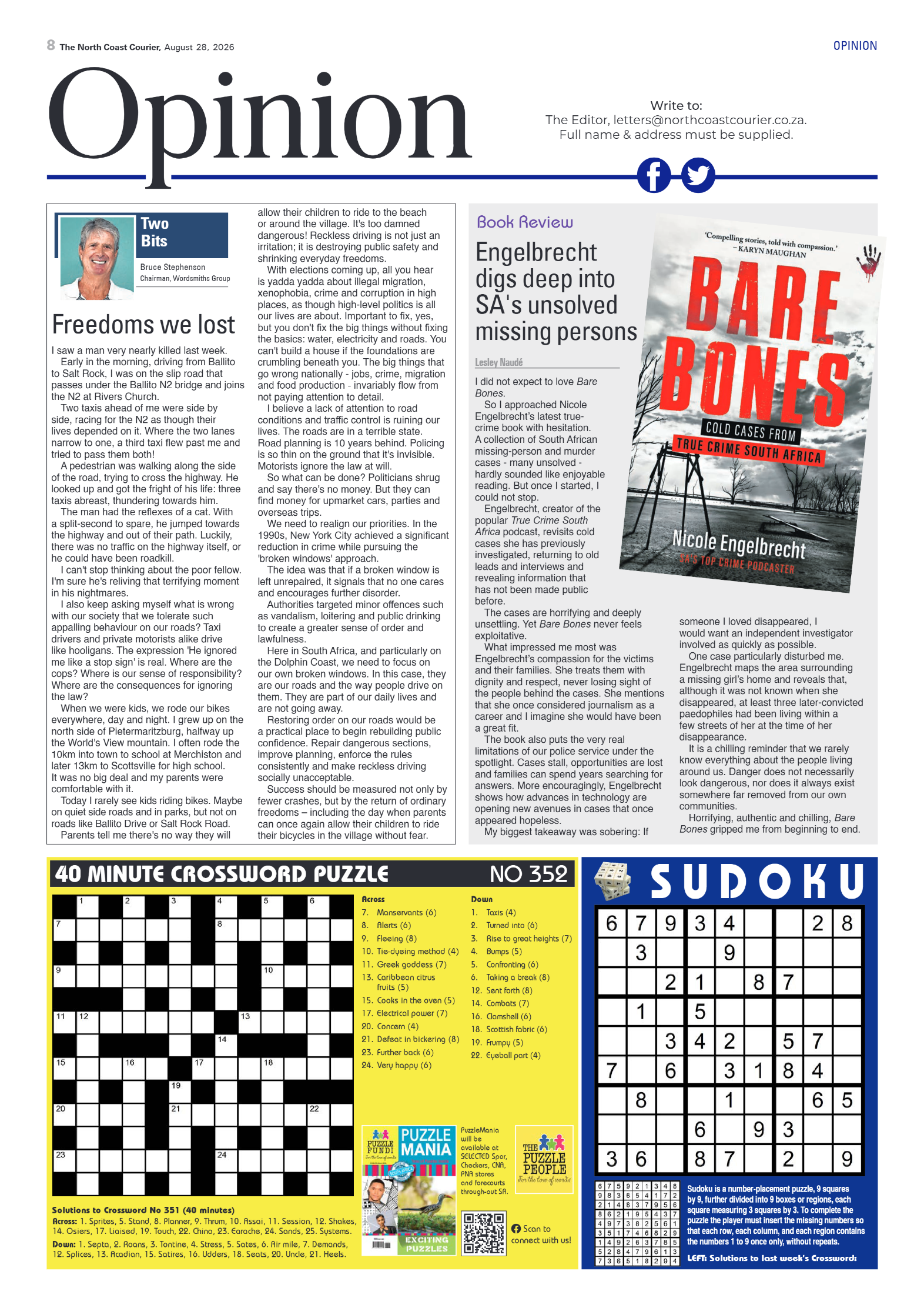 The North Coast Courier – 28 August 2026 page 8