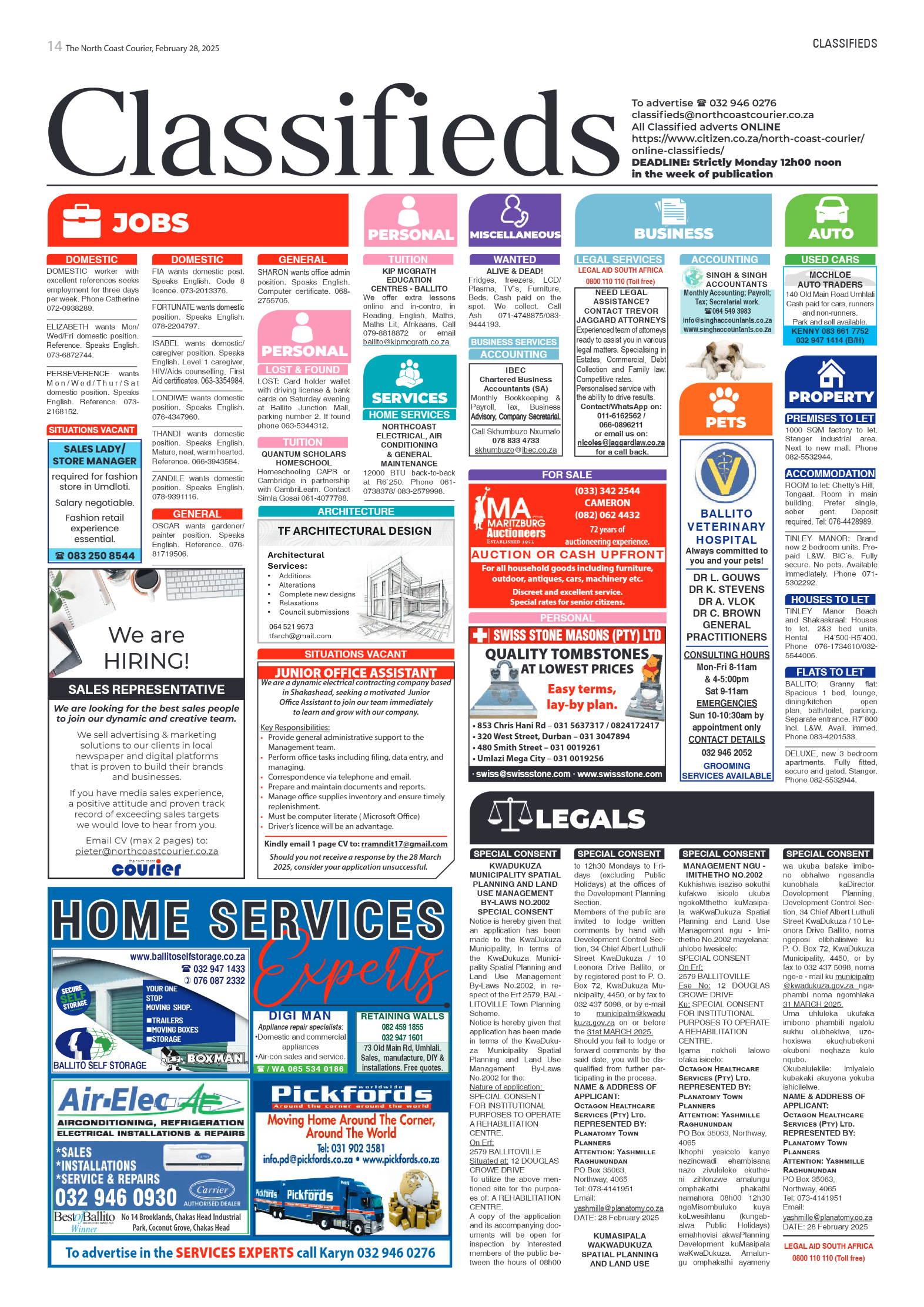 The North Coast Courier – 28 February 2025 page 14