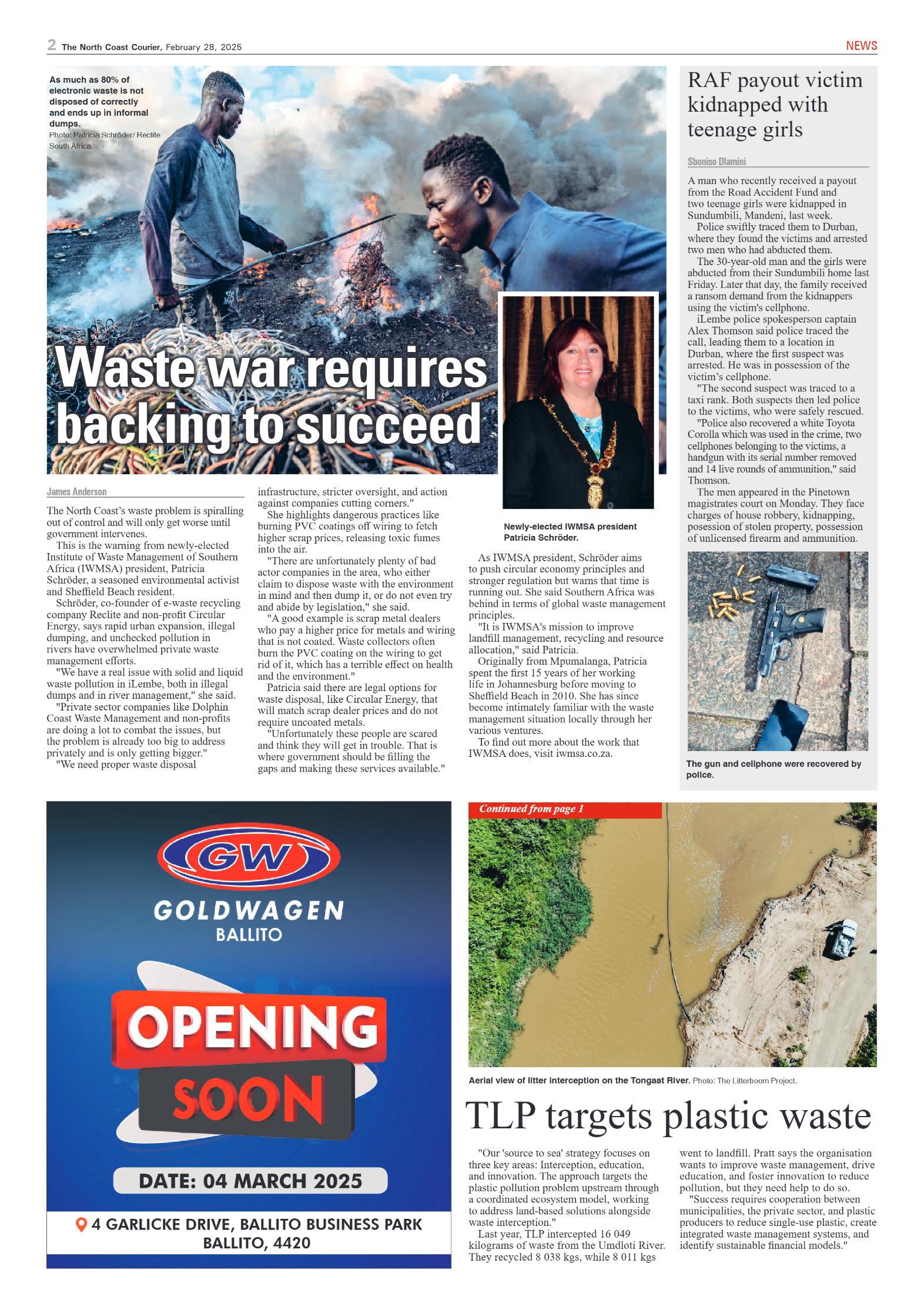The North Coast Courier – 28 February 2025 page 2
