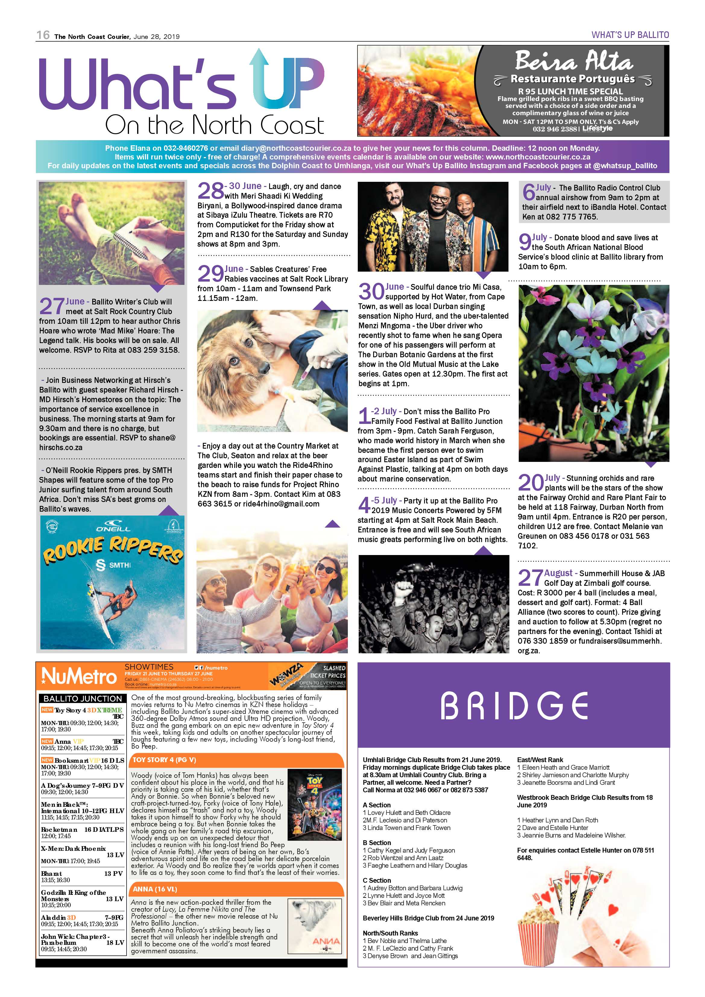 The North Coast Courier 28 June 2019 page 16