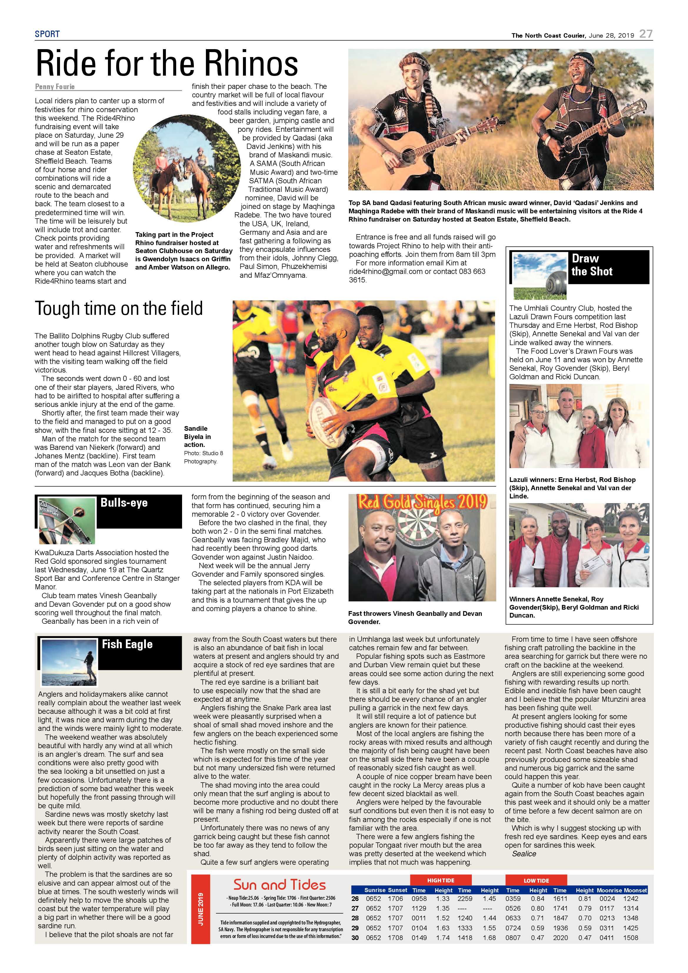 The North Coast Courier 28 June 2019 page 27