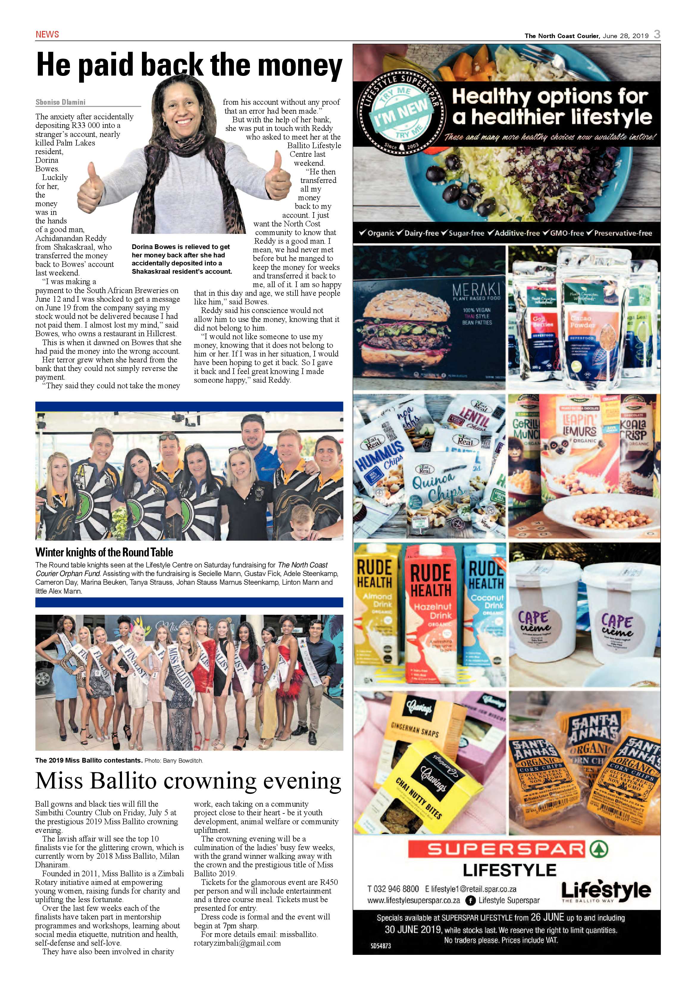 The North Coast Courier 28 June 2019 page 3