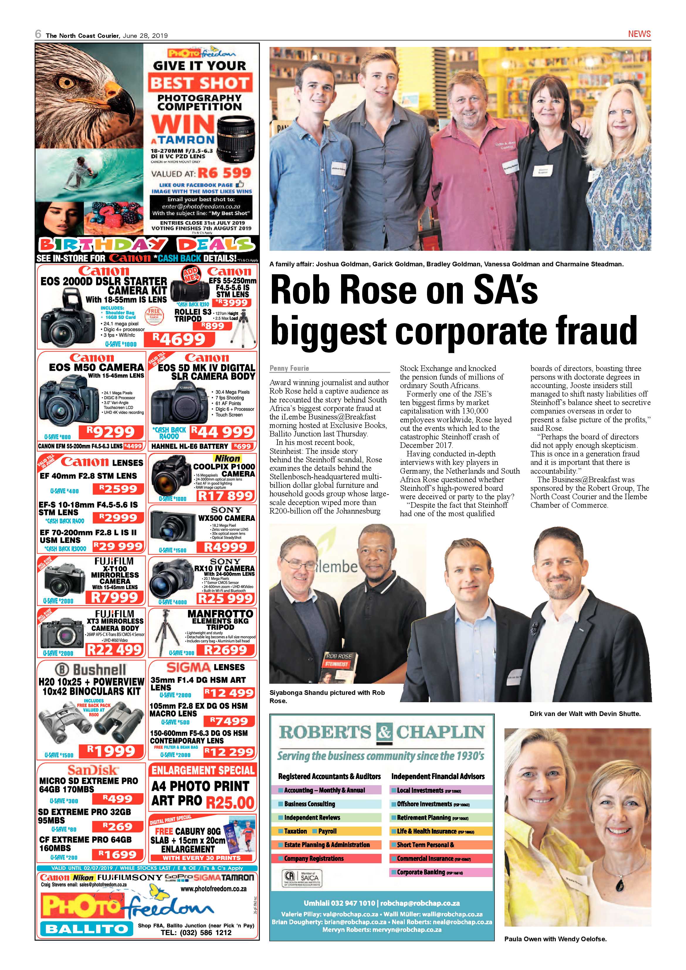The North Coast Courier 28 June 2019 page 6