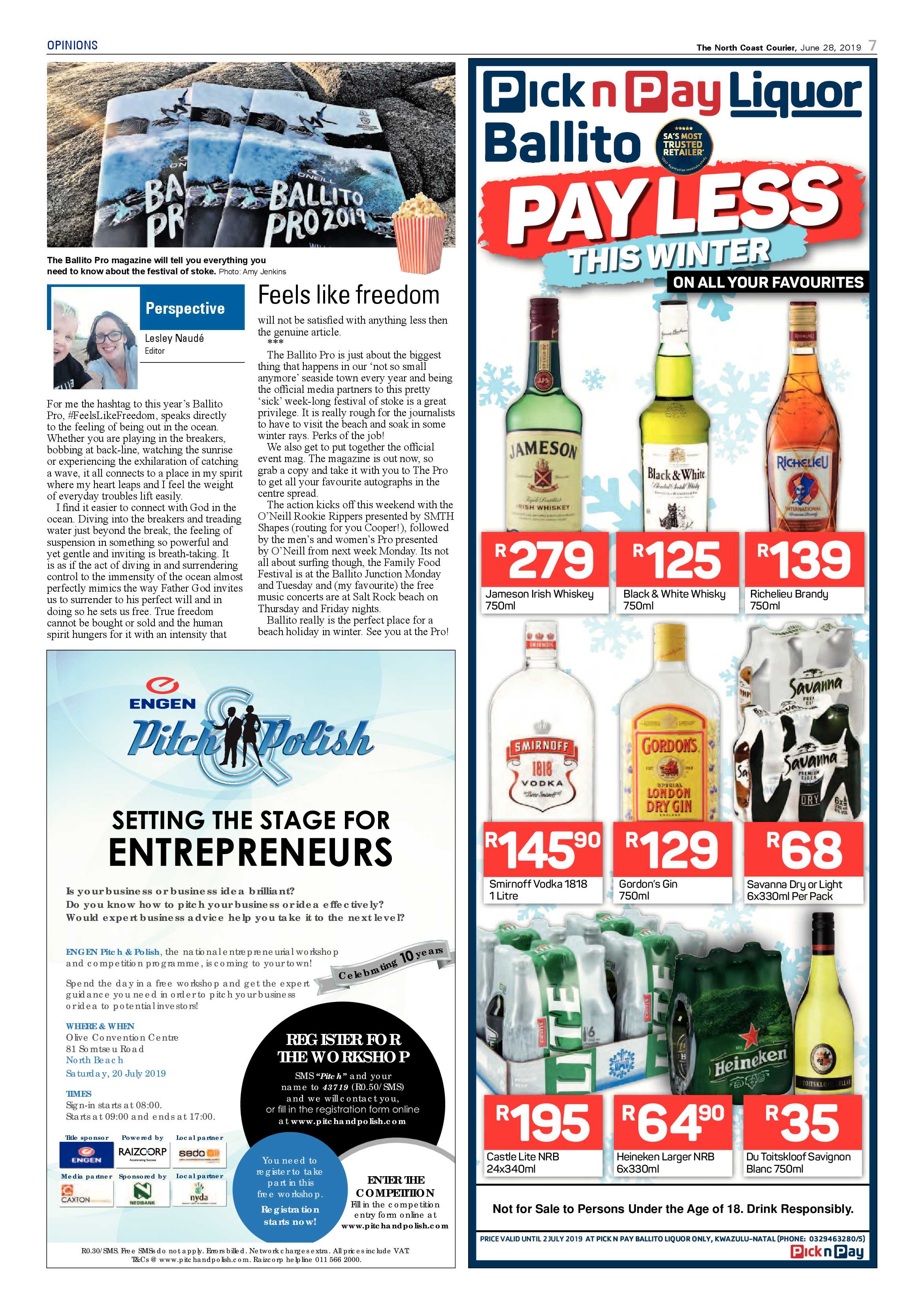 The North Coast Courier 28 June 2019 page 7
