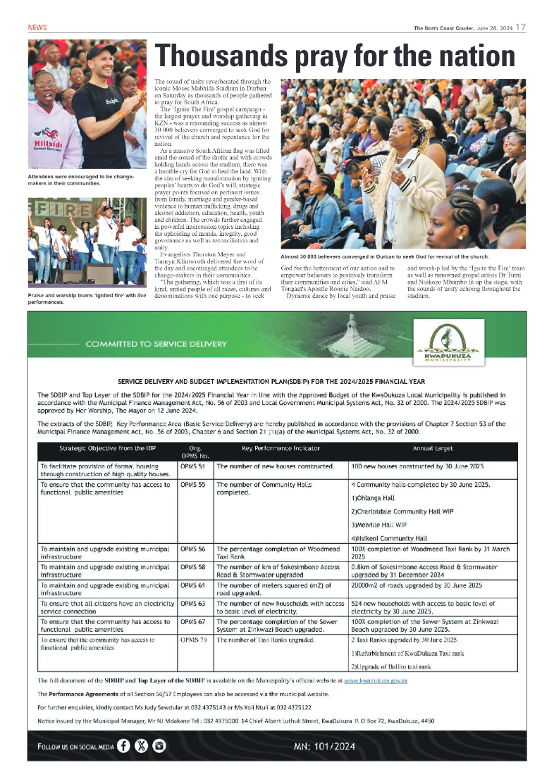 The North Coast Courier – 28 June 2024 page 17