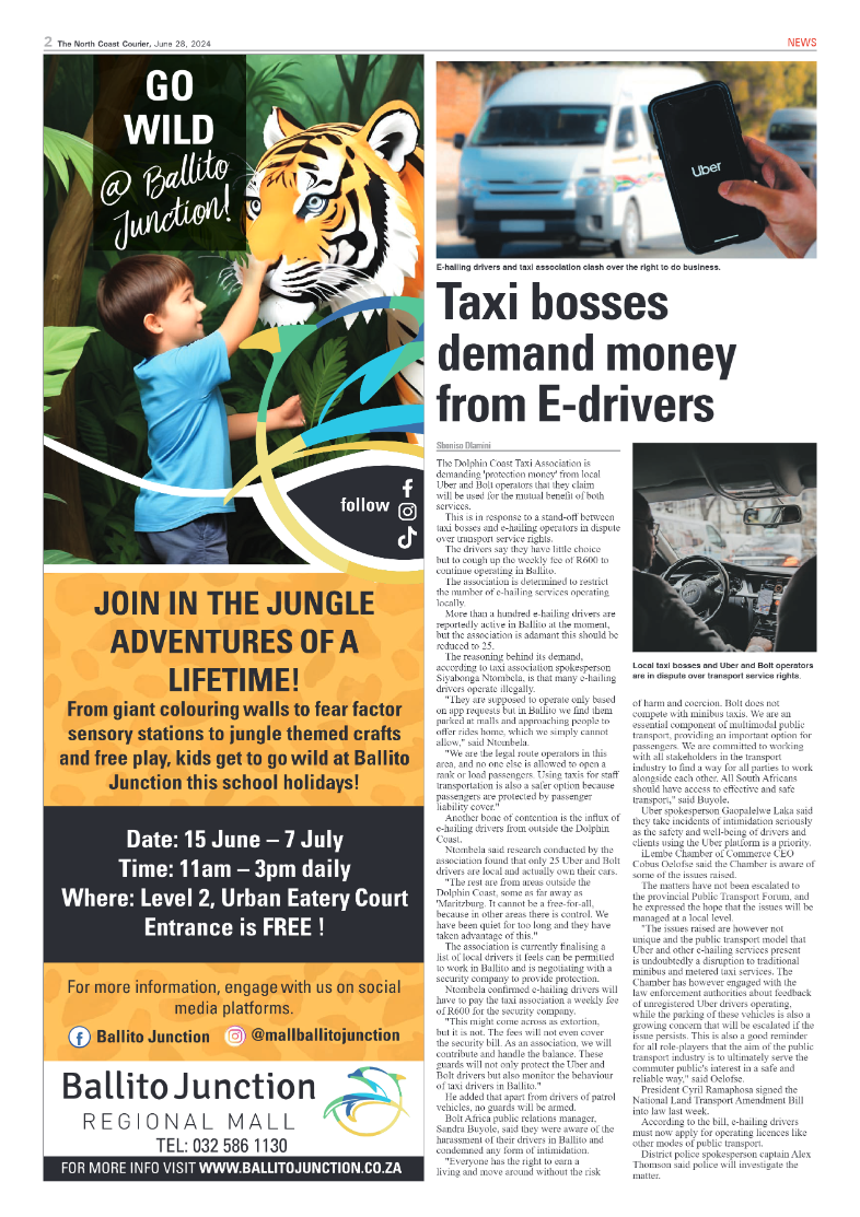 The North Coast Courier – 28 June 2024 page 2