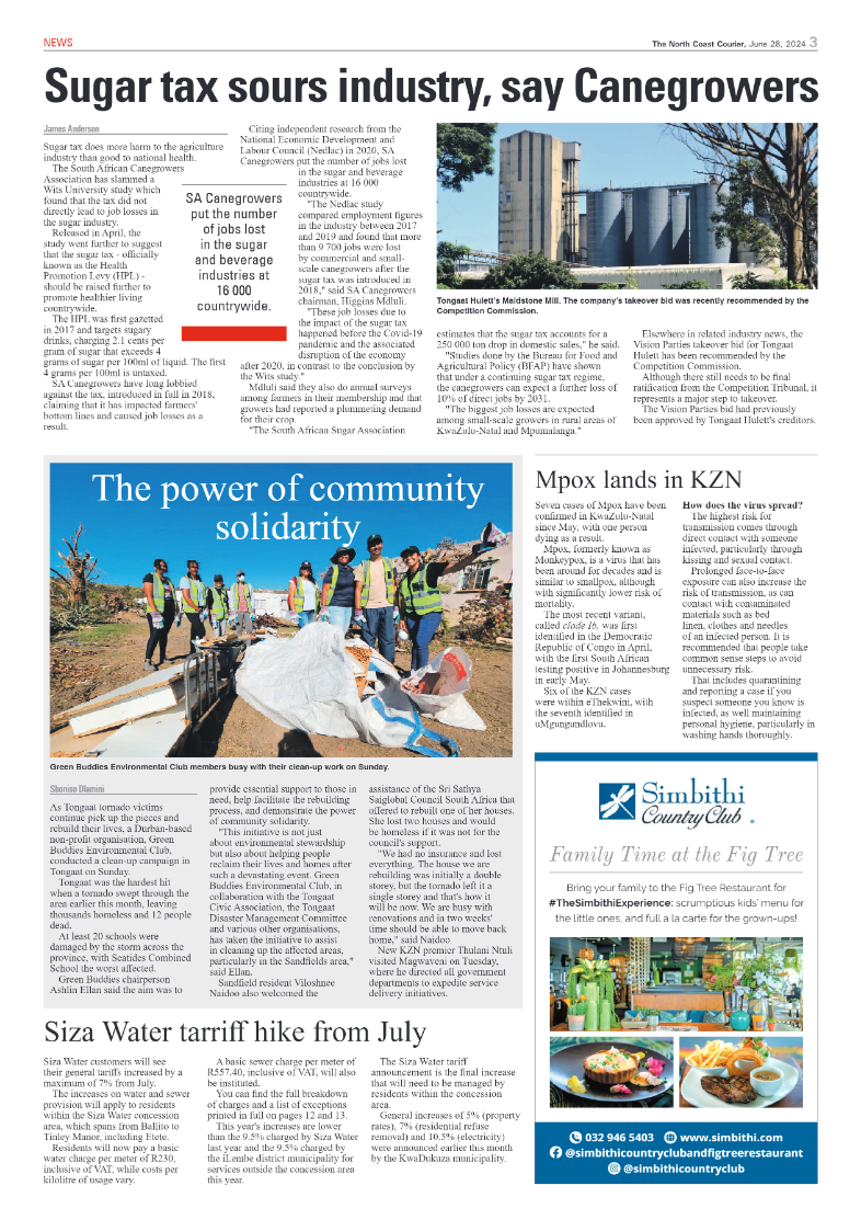 The North Coast Courier – 28 June 2024 page 3