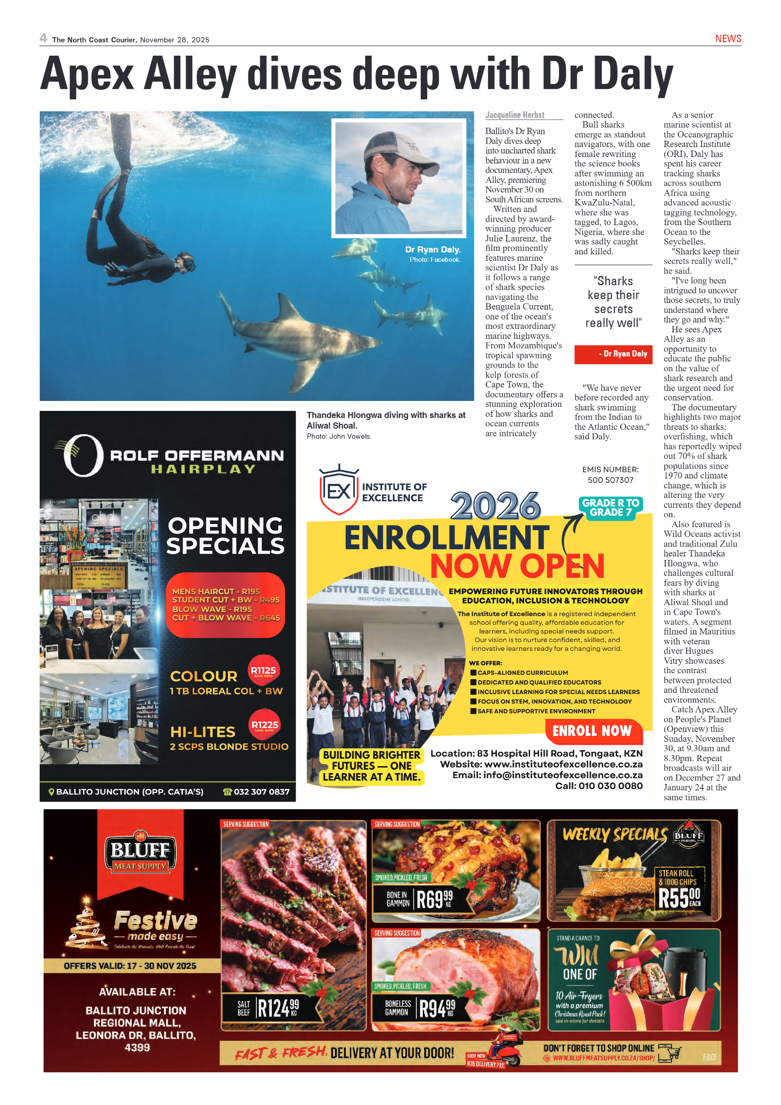 The North Coast Courier – 28 November 2025 page 4