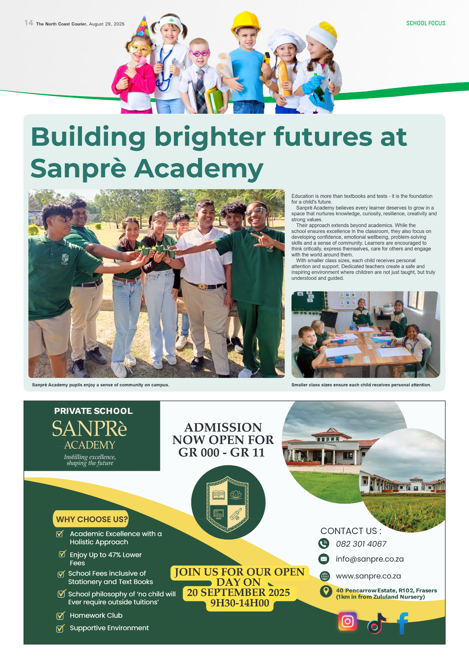 The North Coast Courier – 29 August 2025 page 14