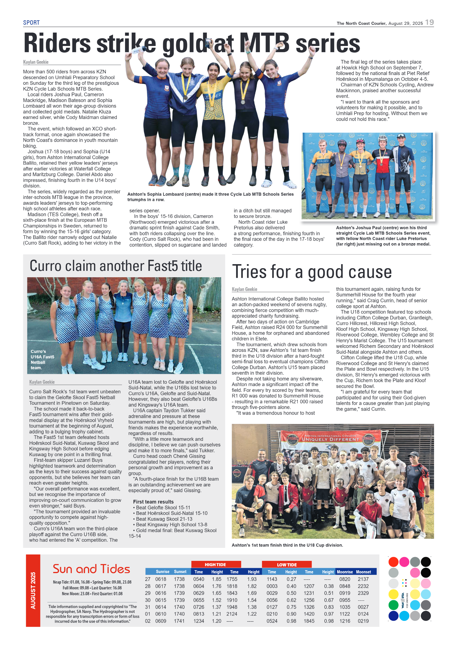 The North Coast Courier – 29 August 2025 page 19