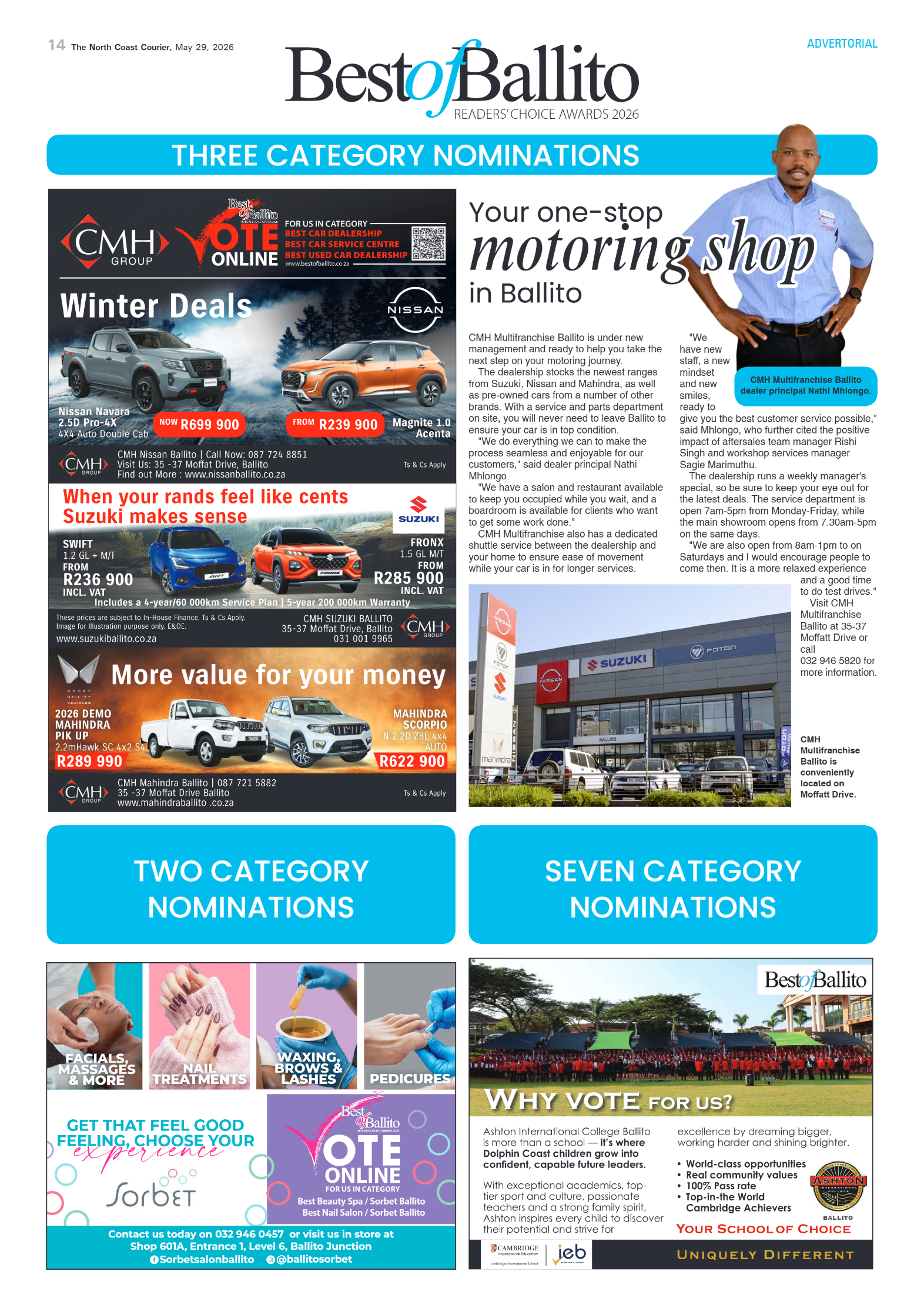 The North Coast Courier – 29 May 2026 page 14
