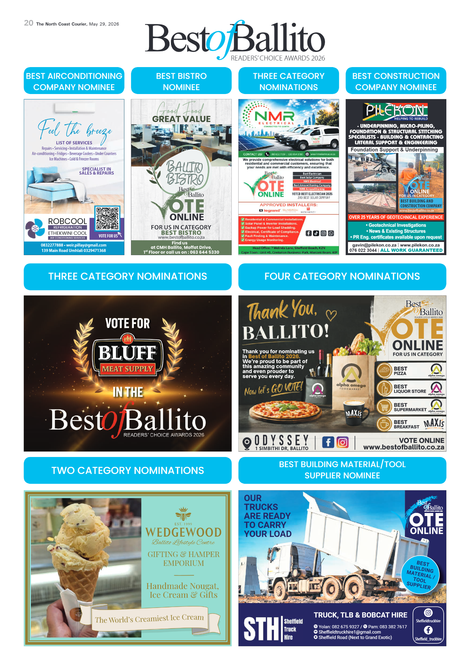 The North Coast Courier – 29 May 2026 page 20
