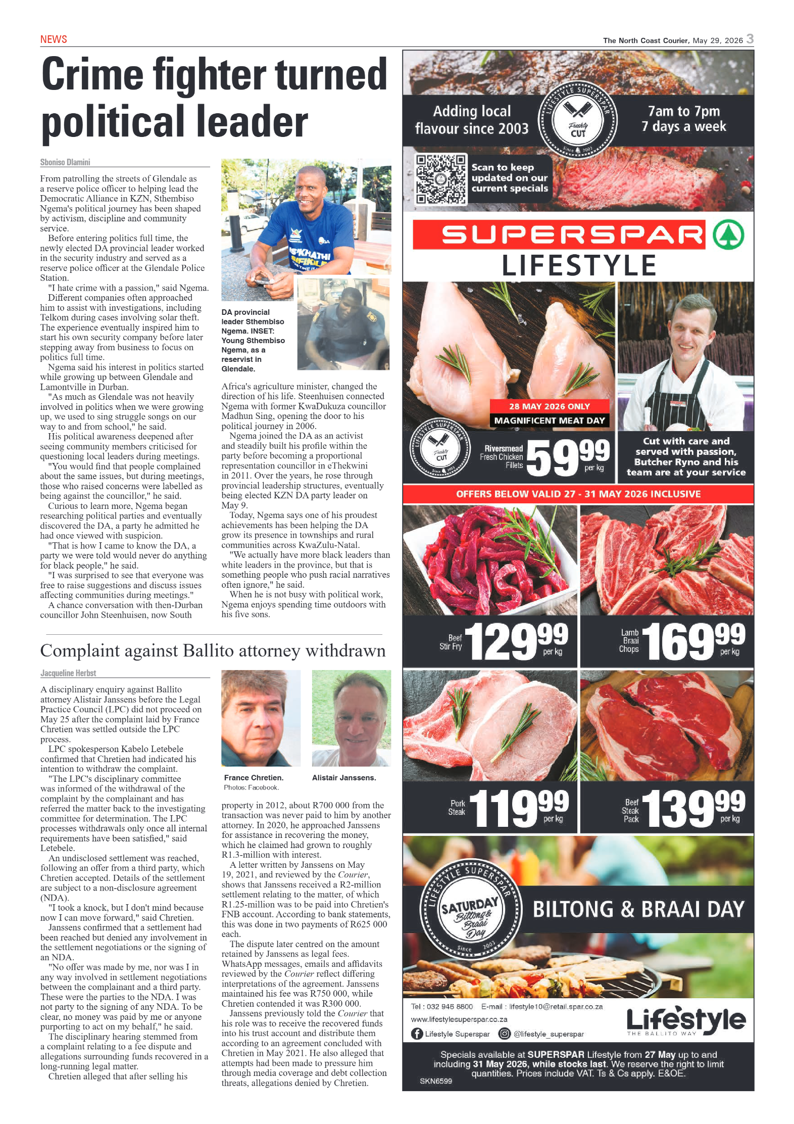 The North Coast Courier – 29 May 2026 page 3