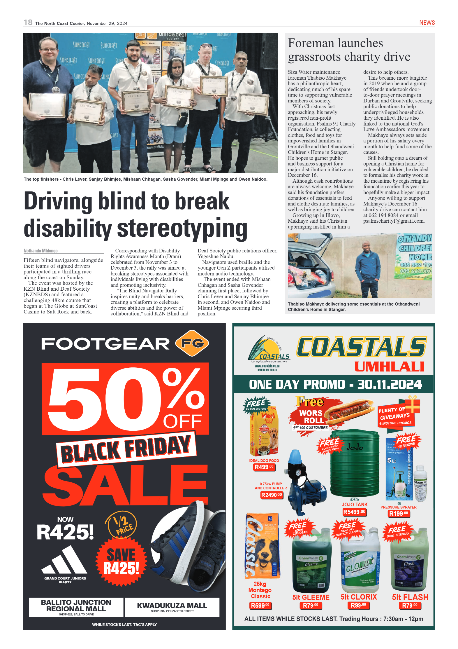 The North Coast Courier – 29 November 2024 page 18
