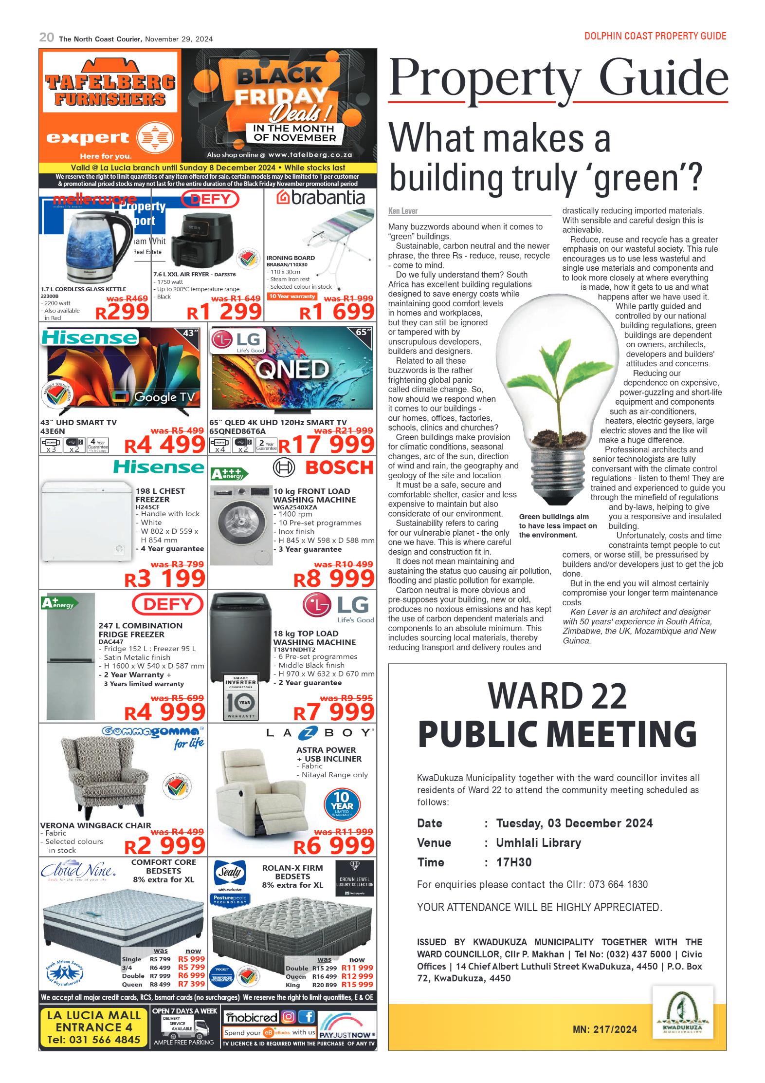 The North Coast Courier – 29 November 2024 page 20