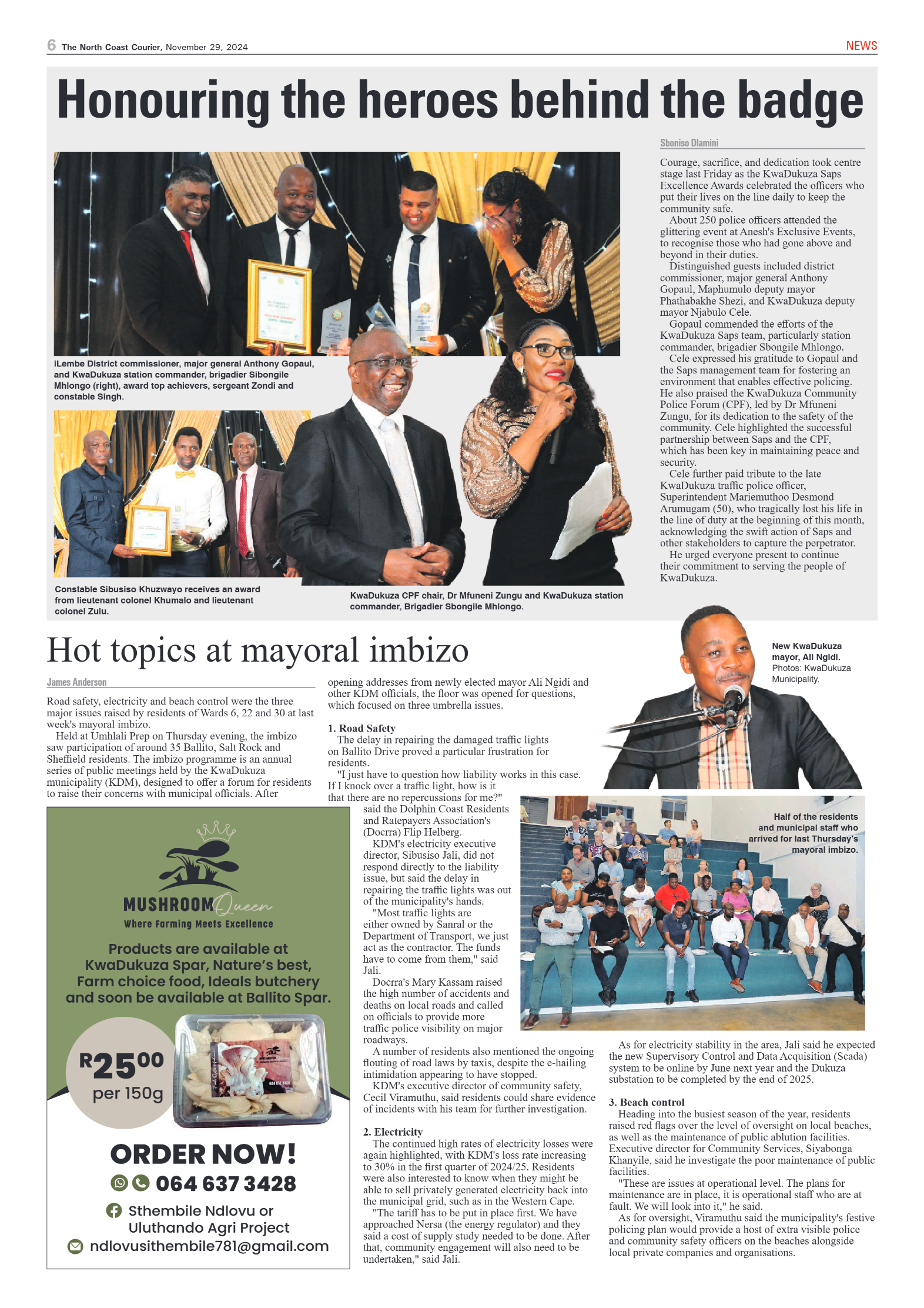 The North Coast Courier – 29 November 2024 page 6