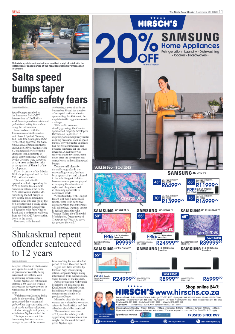 The North Coast Courier 29 September 2023 page 11