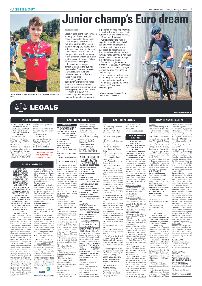 The North Coast Courier 2 February 2024 page 19