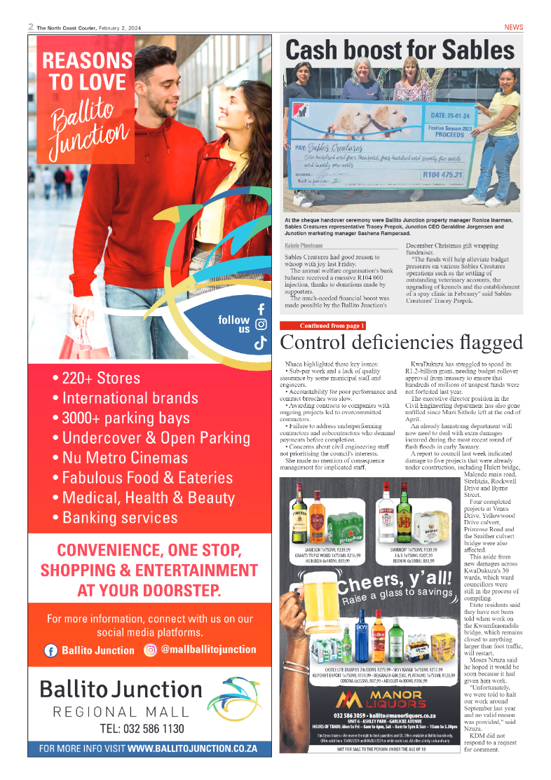 The North Coast Courier 2 February 2024 page 2