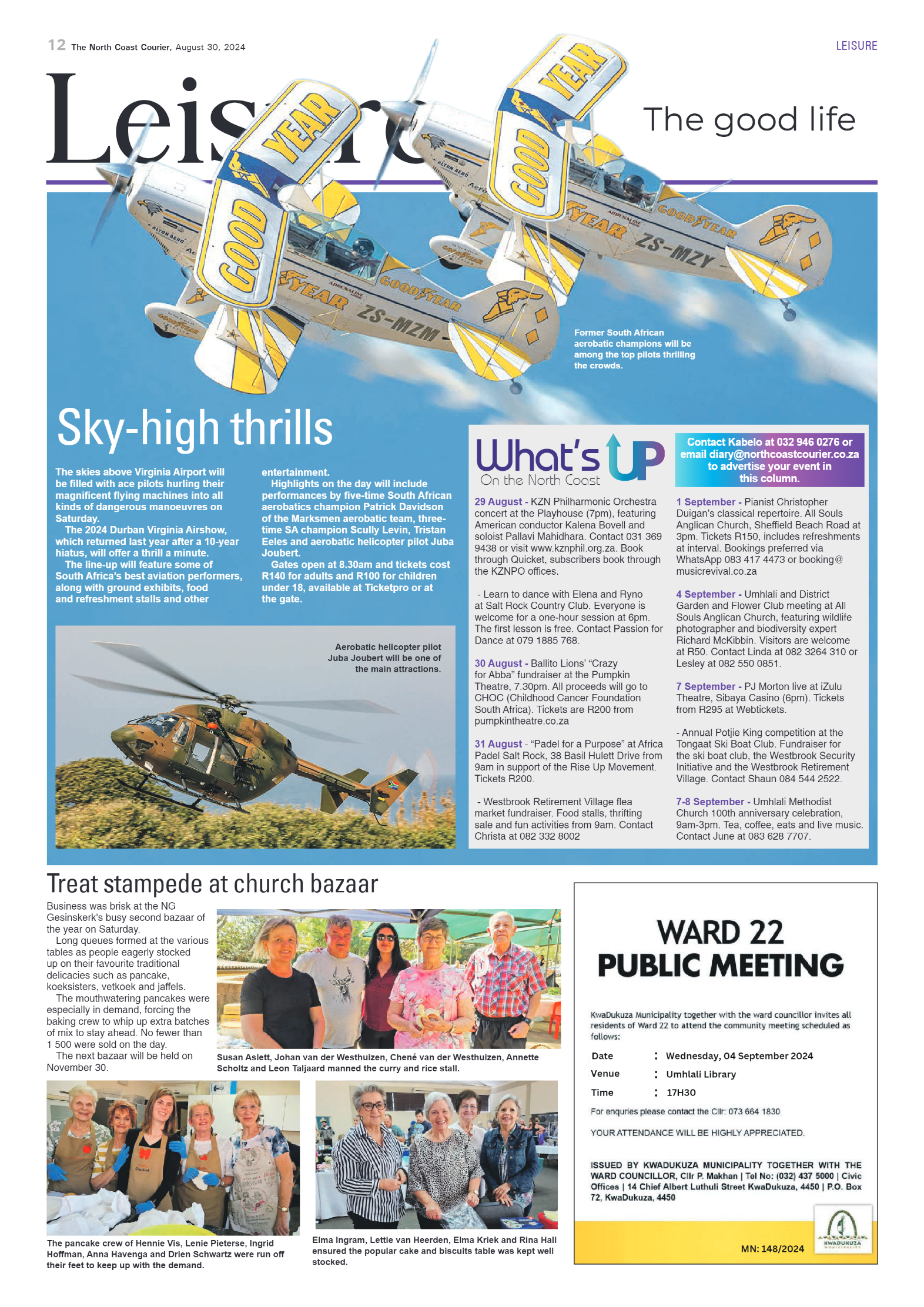 The North Coast Courier – 30 August 2024 page 12