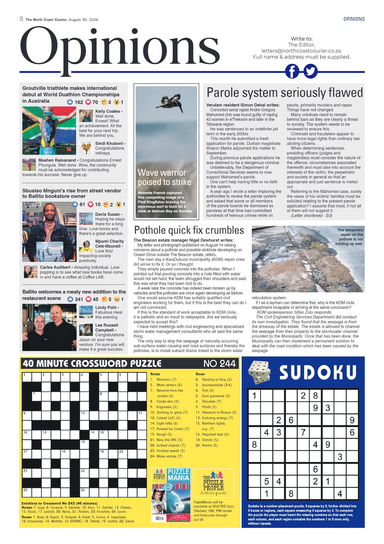 The North Coast Courier – 30 August 2024 page 8