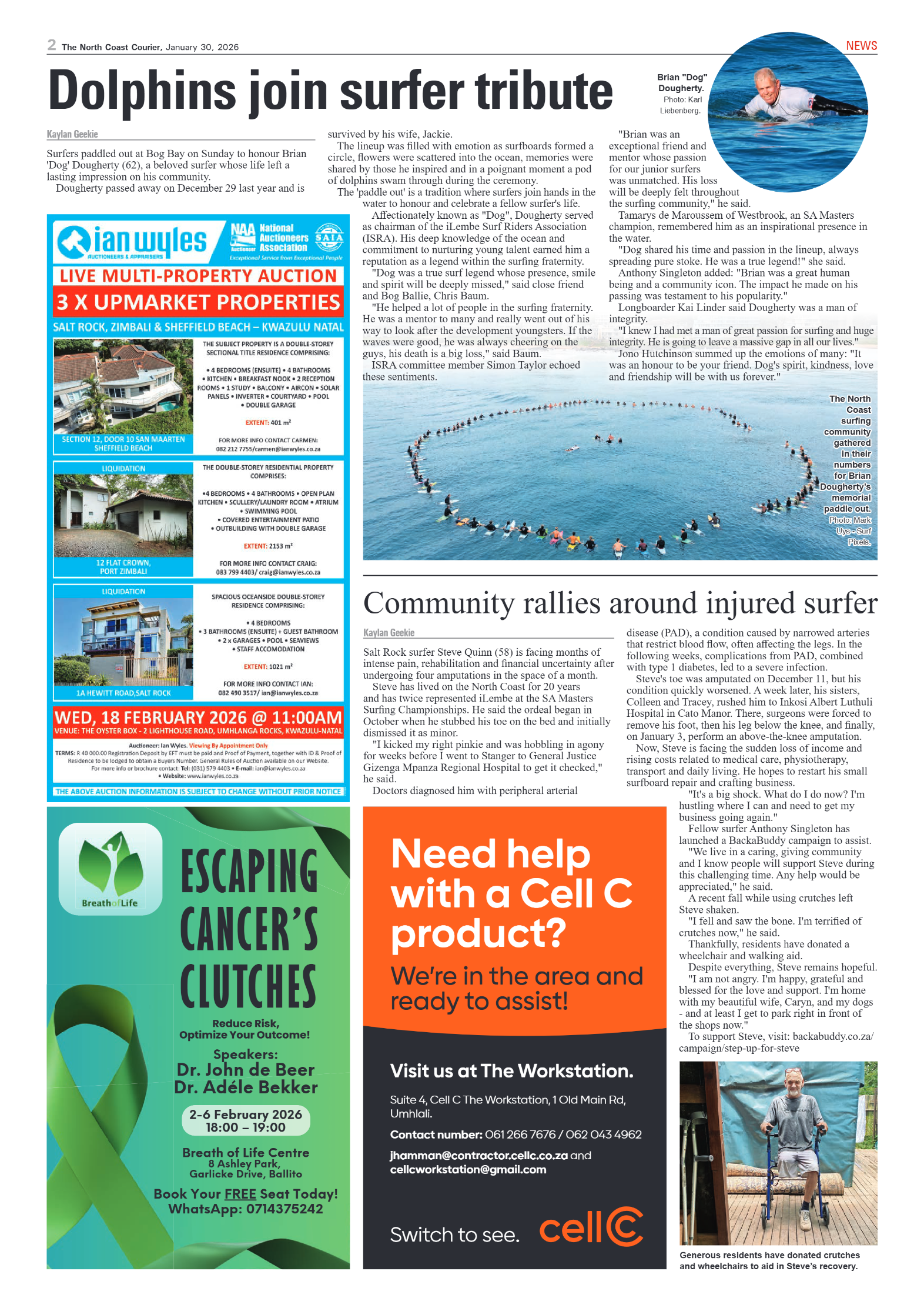 The North Coast Courier – 30 January 2026 page 2