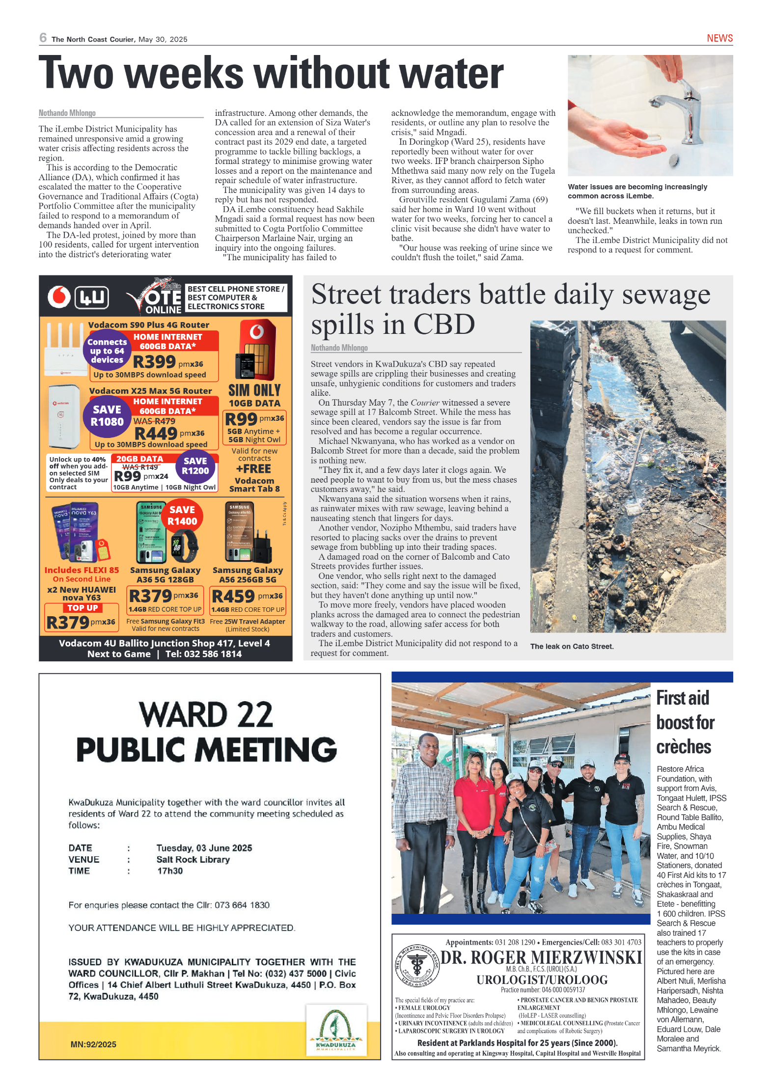 The North Coast Courier – 30 May 2025 page 6