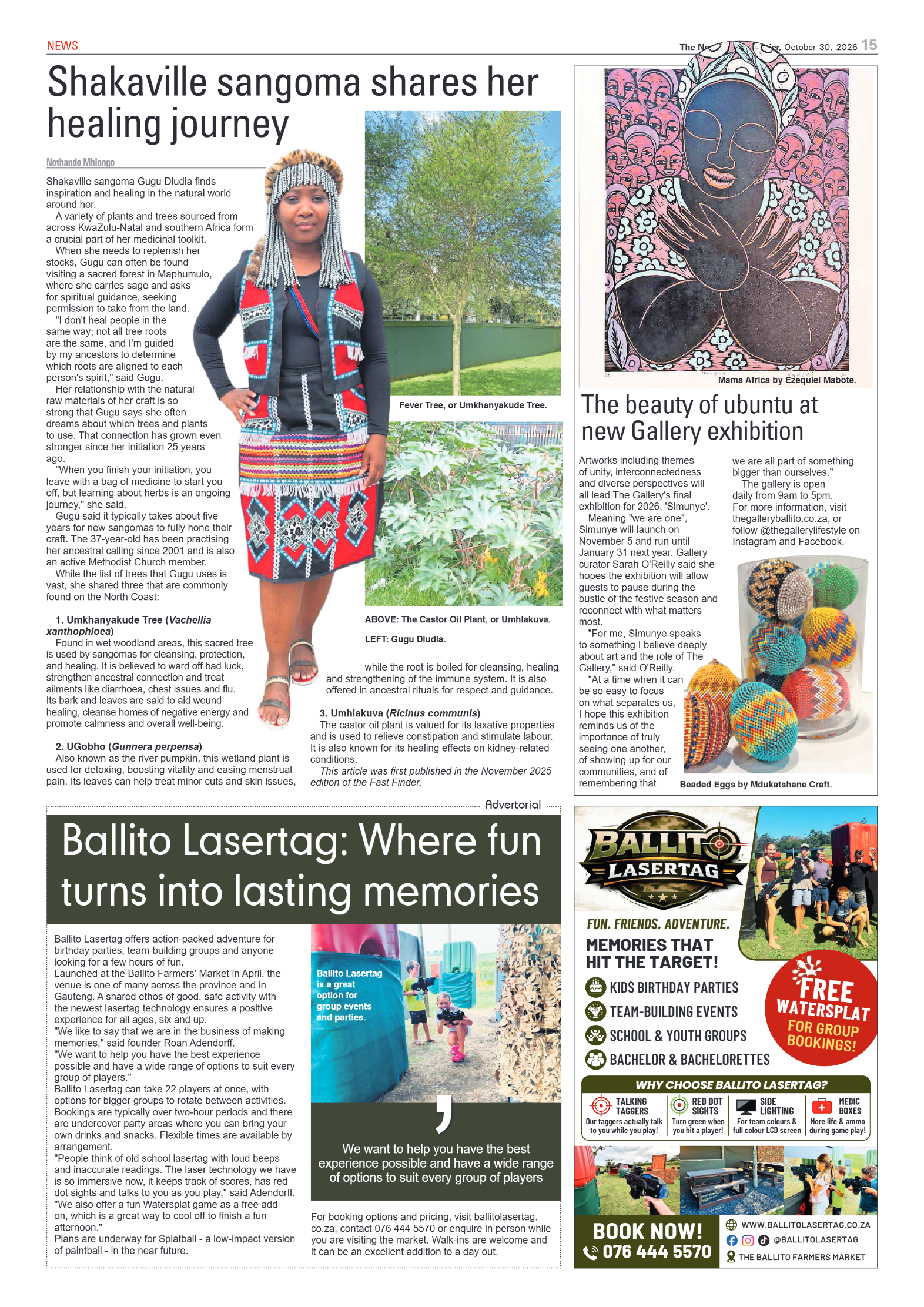 The North Coast Courier – 30 October 2026 page 15