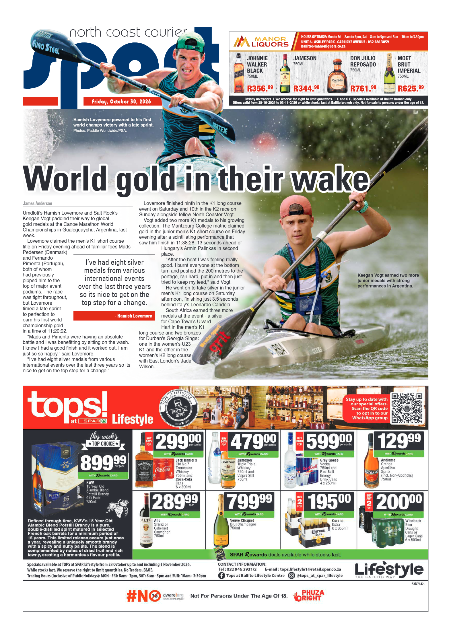 The North Coast Courier – 30 October 2026 page 20