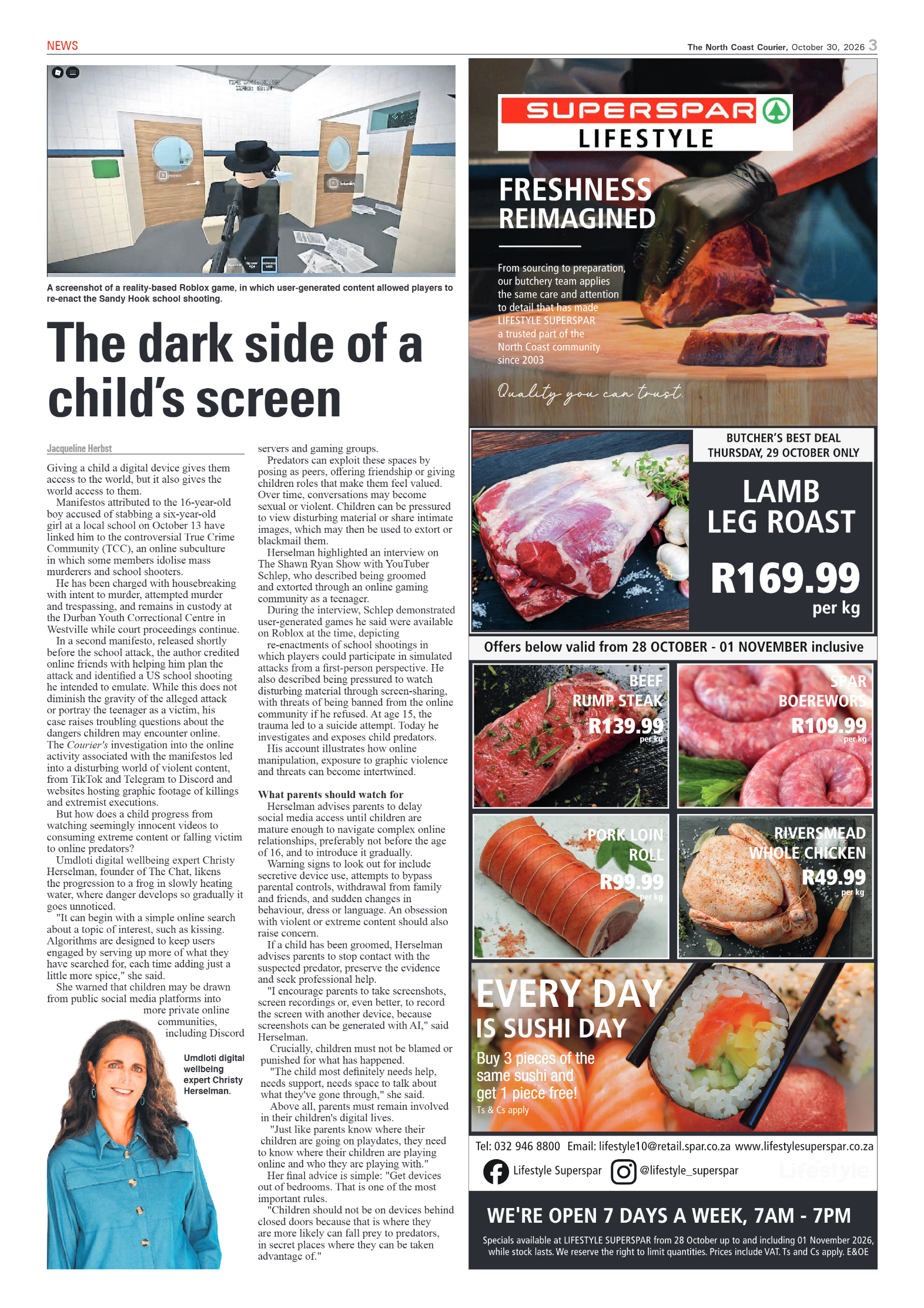 The North Coast Courier – 30 October 2026 page 3