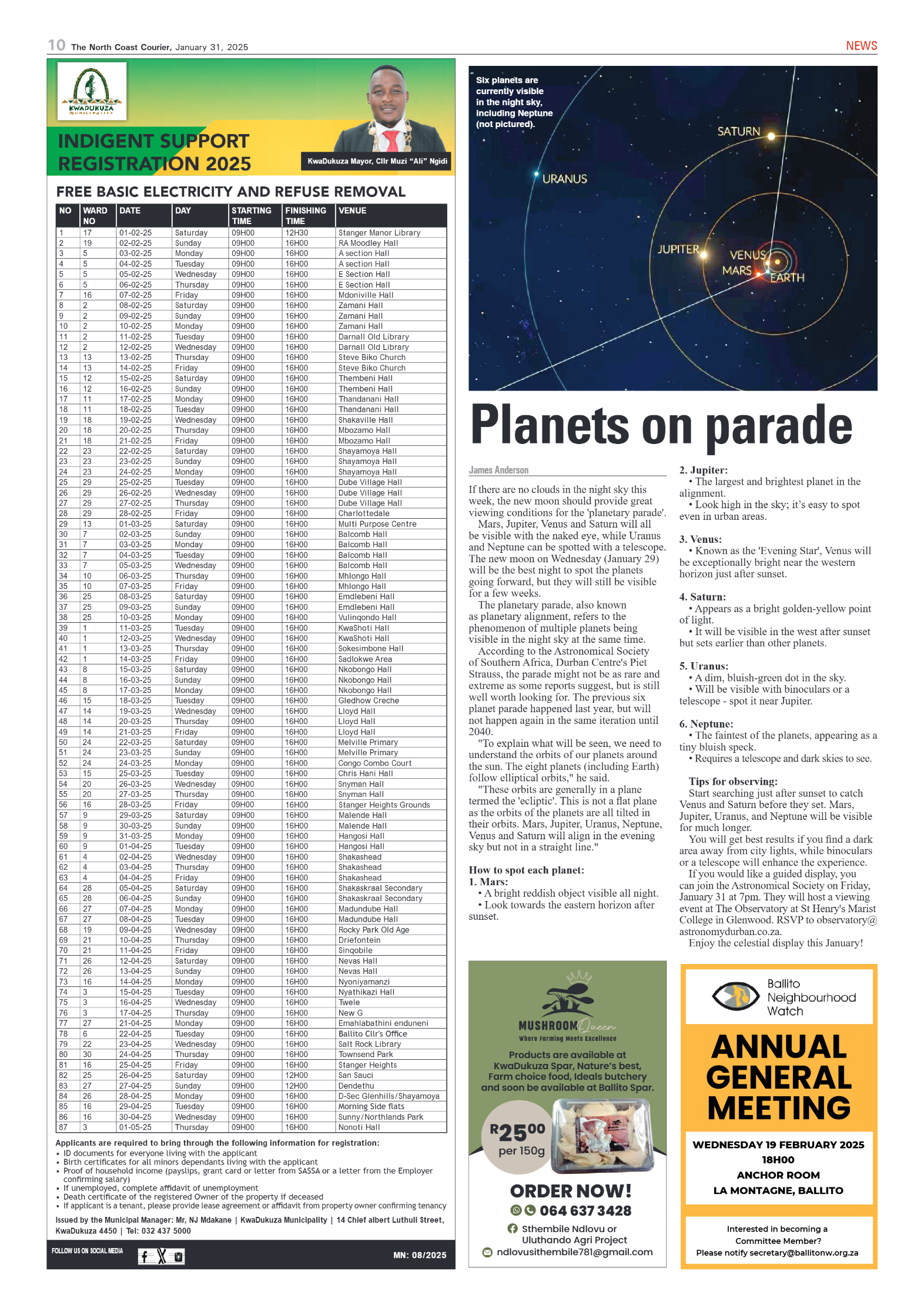 The North Coast Courier – 31 January 2025 page 10