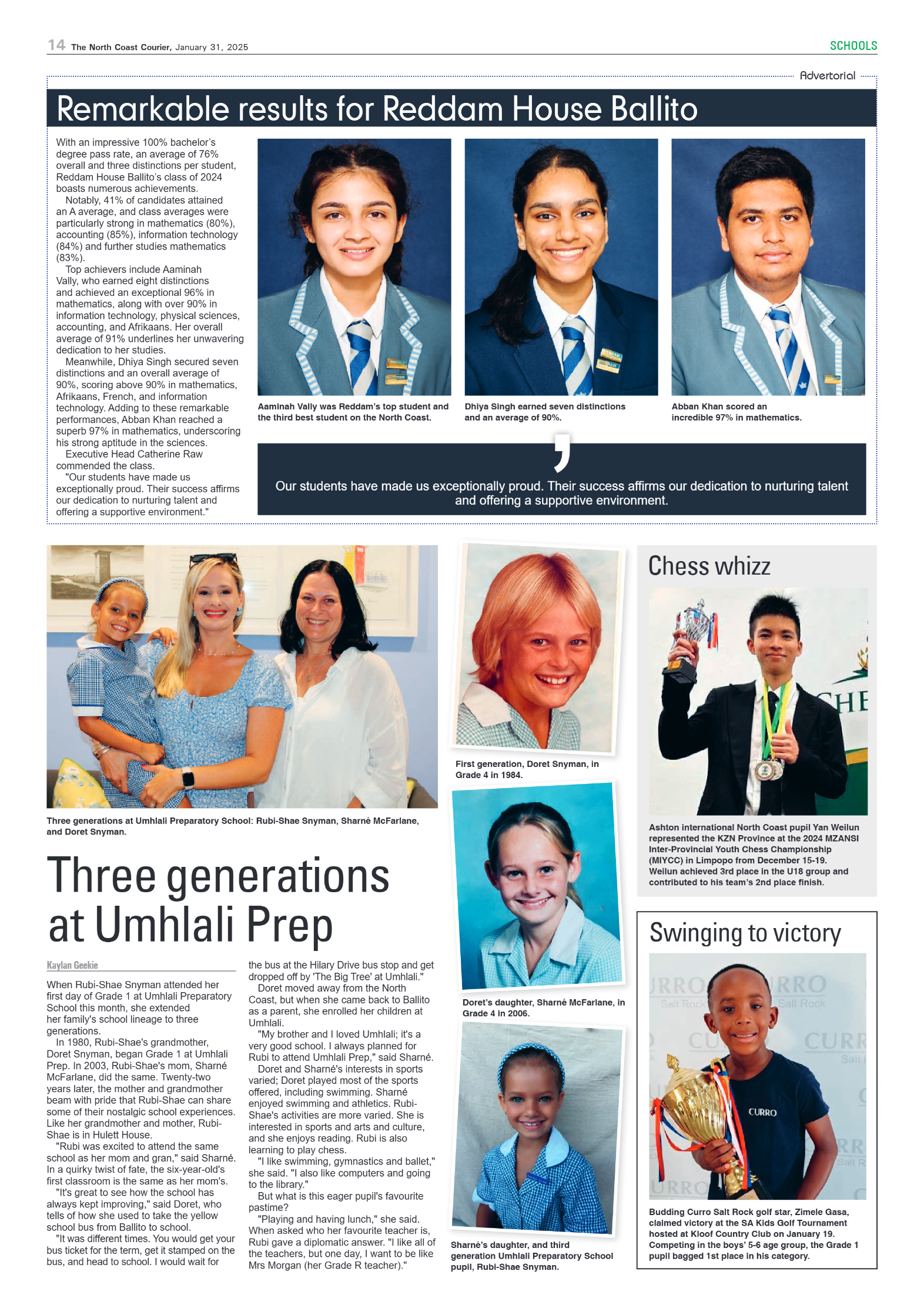 The North Coast Courier – 31 January 2025 page 14
