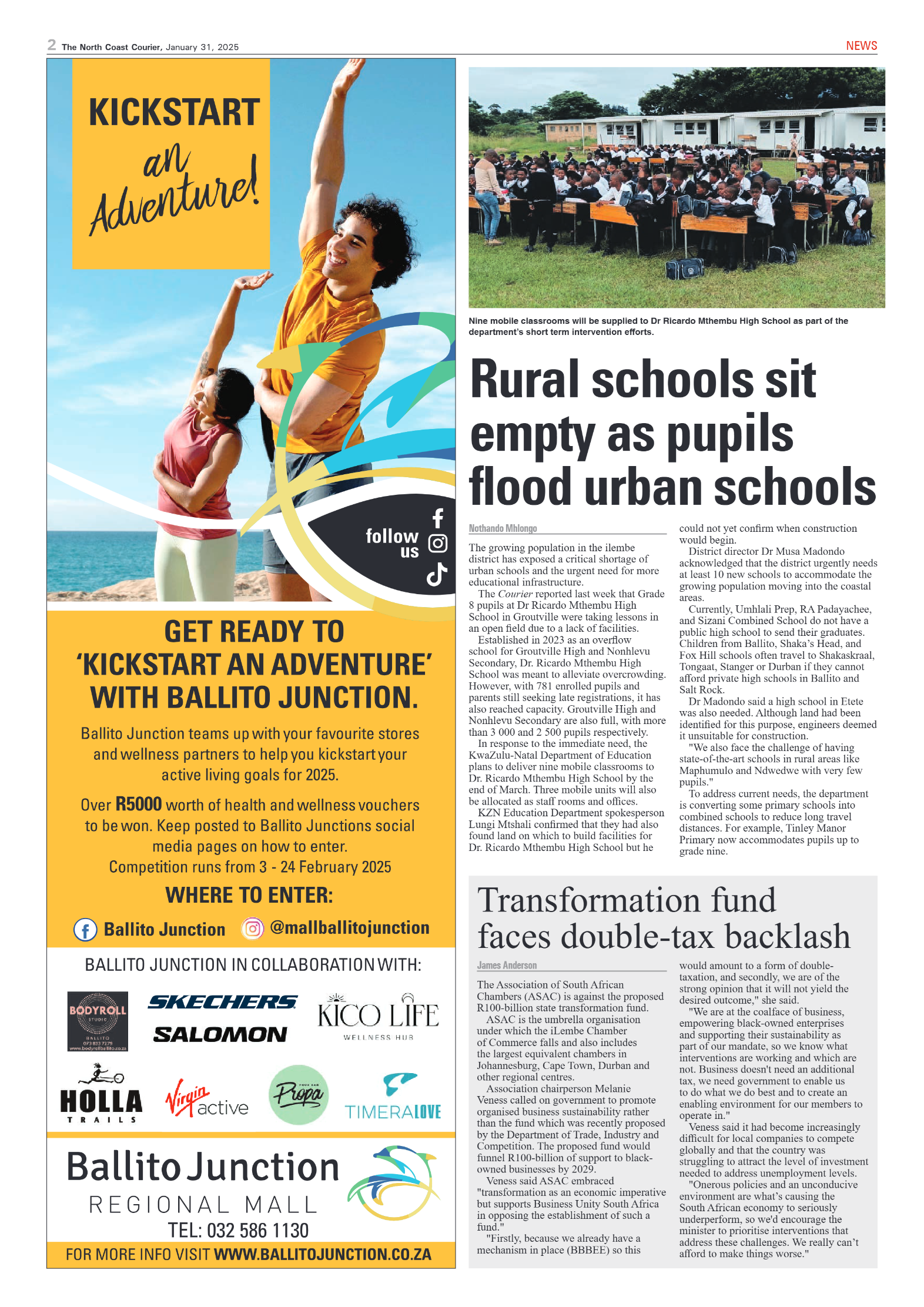 The North Coast Courier – 31 January 2025 page 2