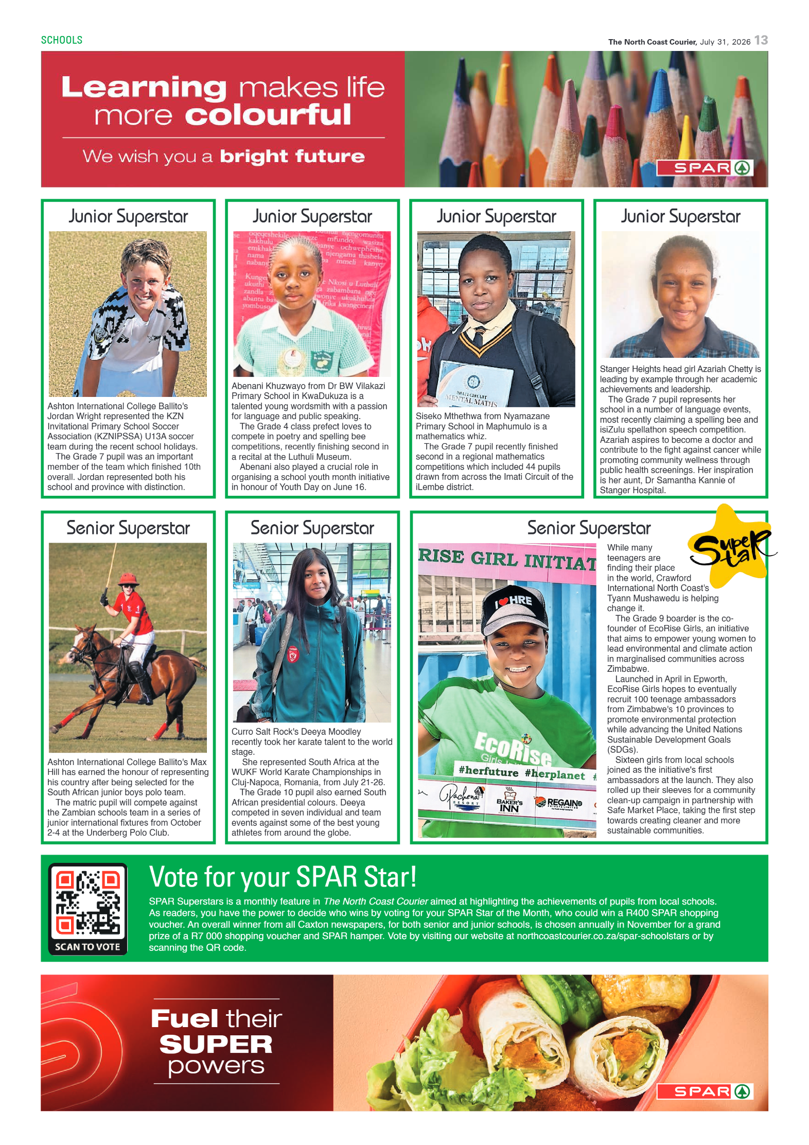 The North Coast Courier – 31 July 2026 page 13