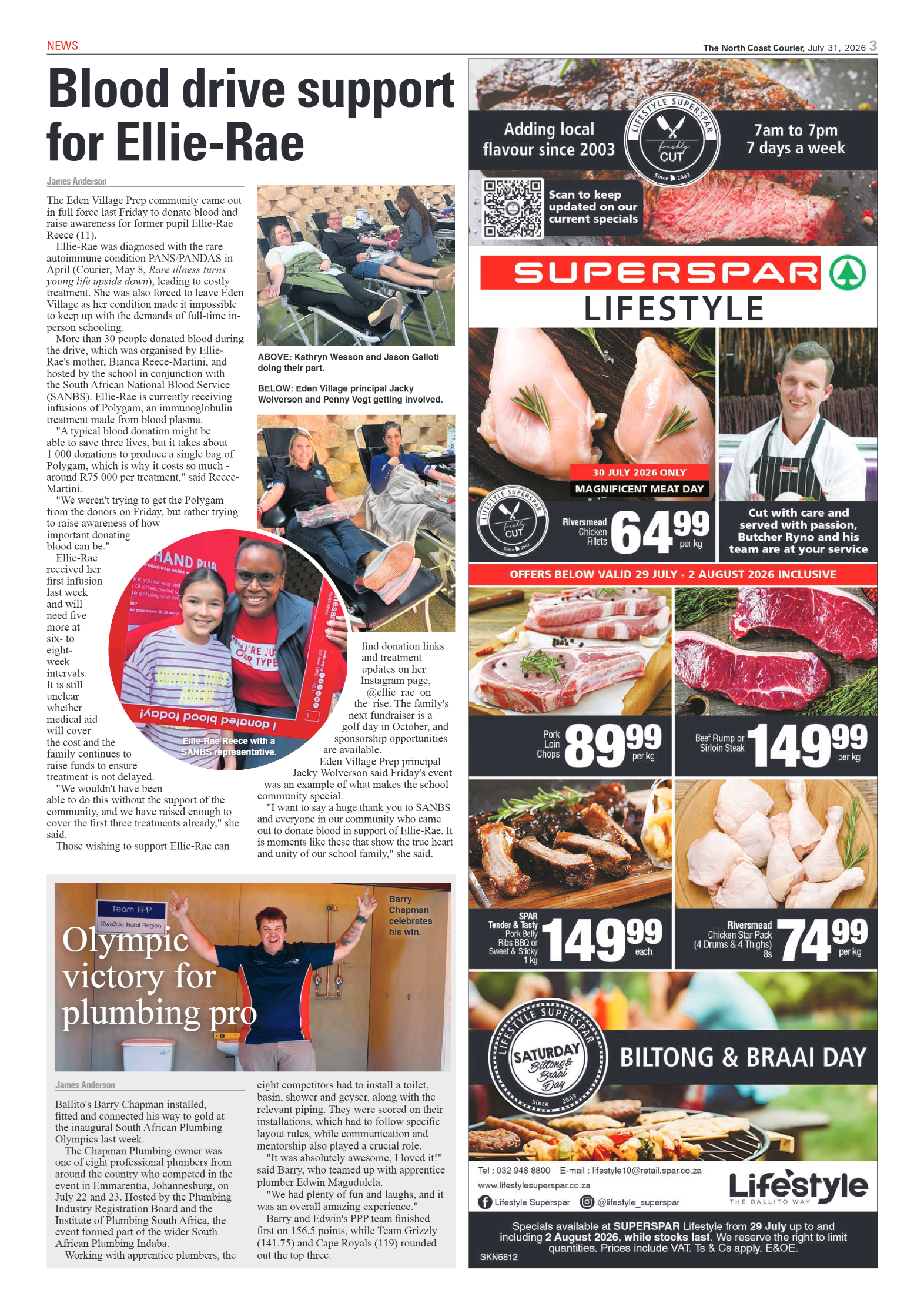 The North Coast Courier – 31 July 2026 page 3
