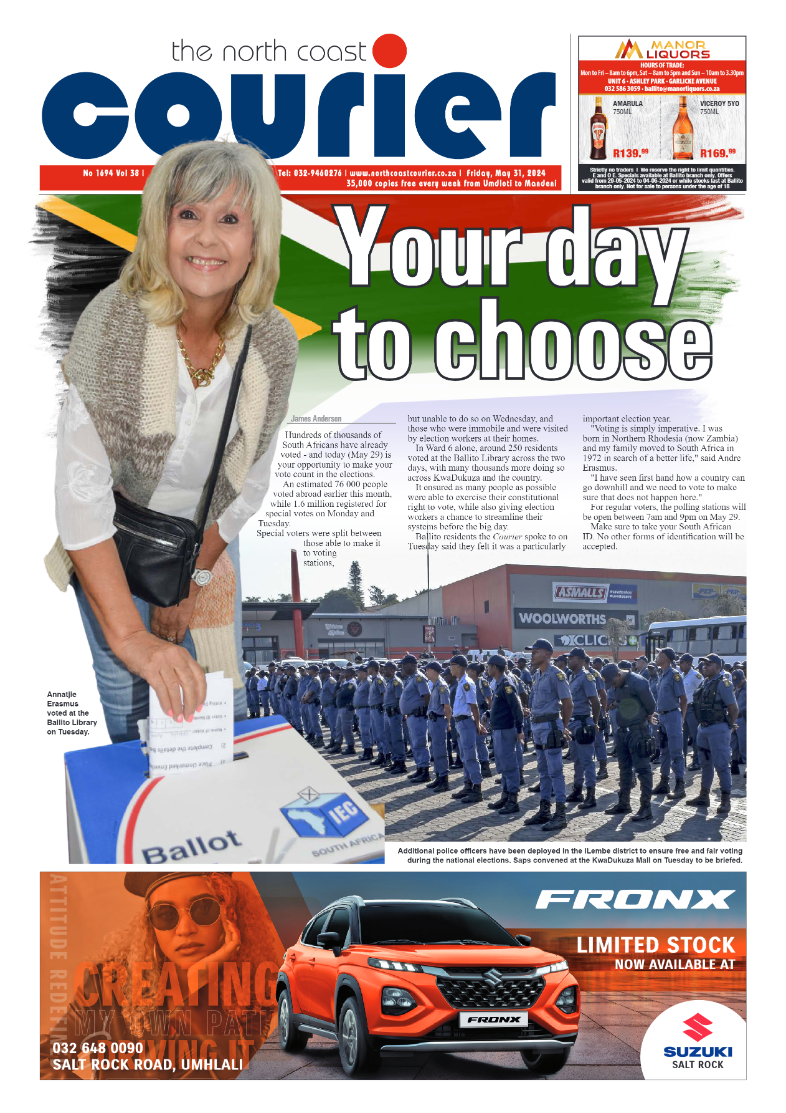 The North Coast Courier – 31 May 2024 page 1