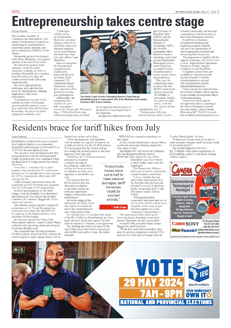 The North Coast Courier – 31 May 2024 page 3