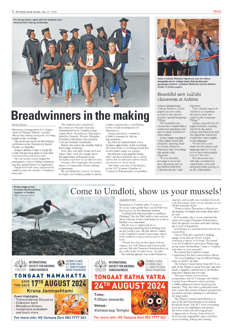 The North Coast Courier – 31 May 2024 page 6