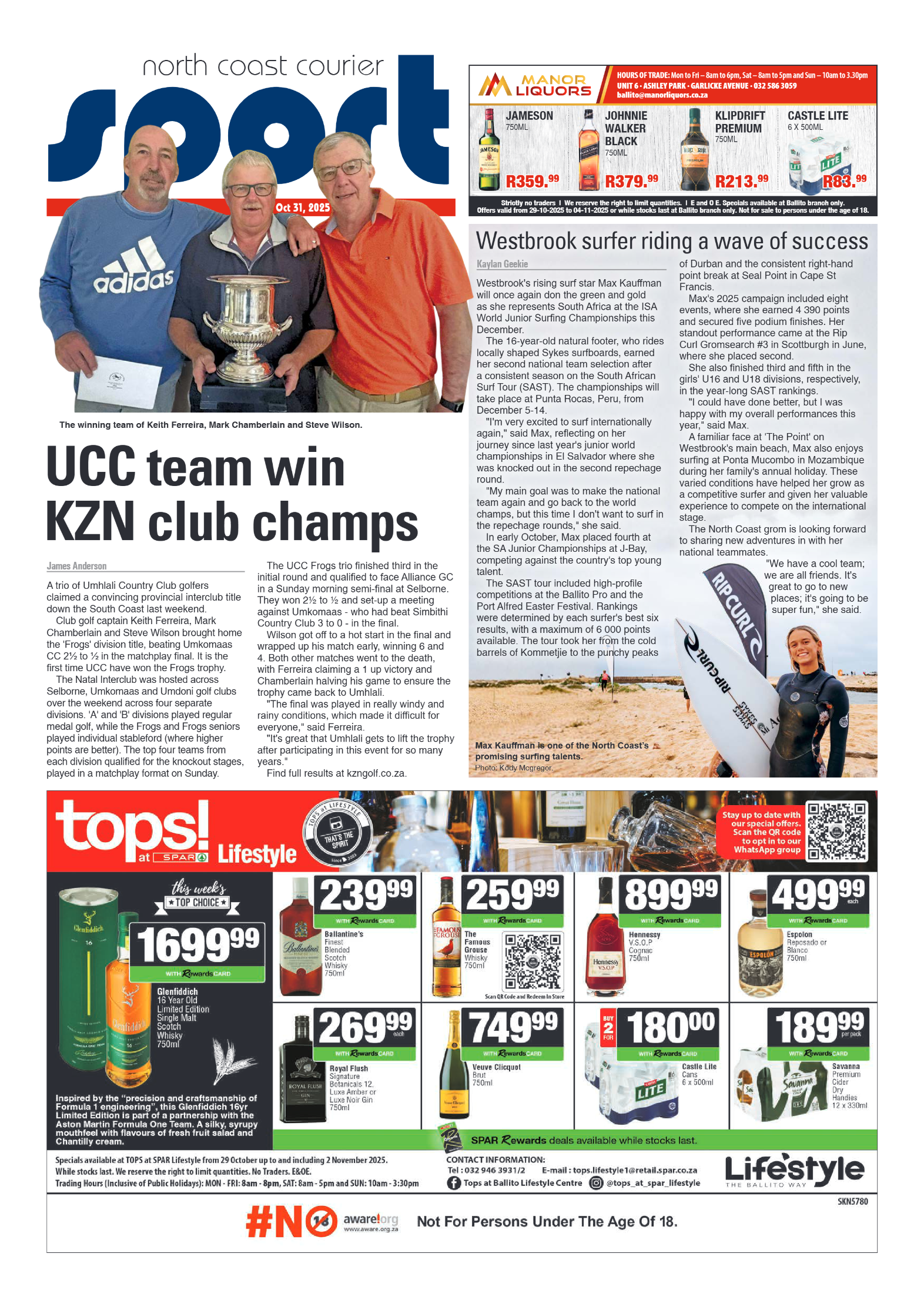 The North Coast Courier – 31 October 2025 page 16