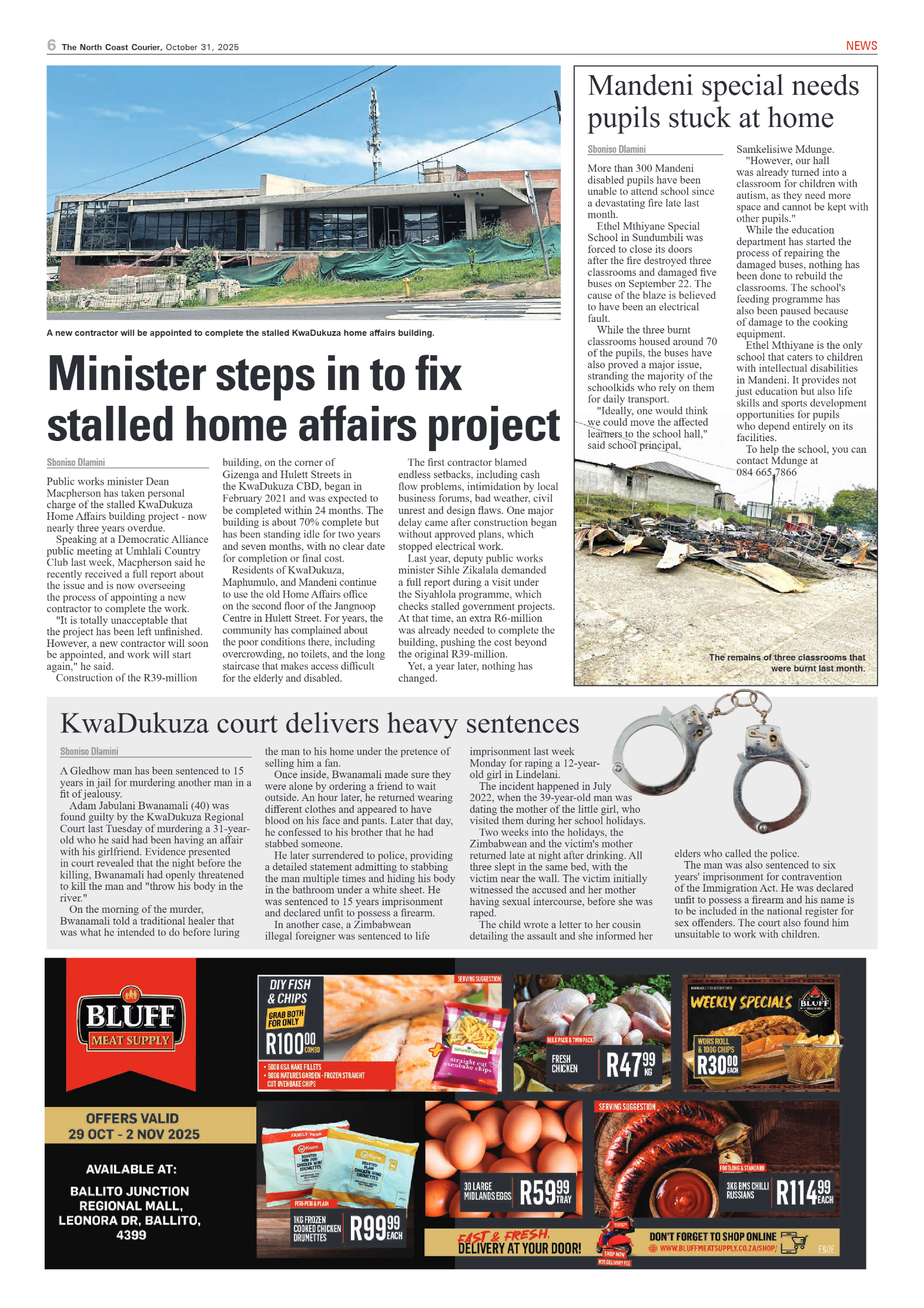 The North Coast Courier – 31 October 2025 page 6