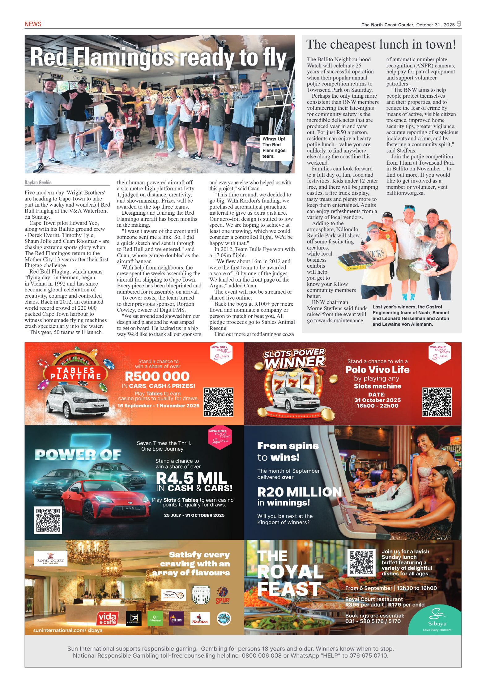 The North Coast Courier – 31 October 2025 page 9