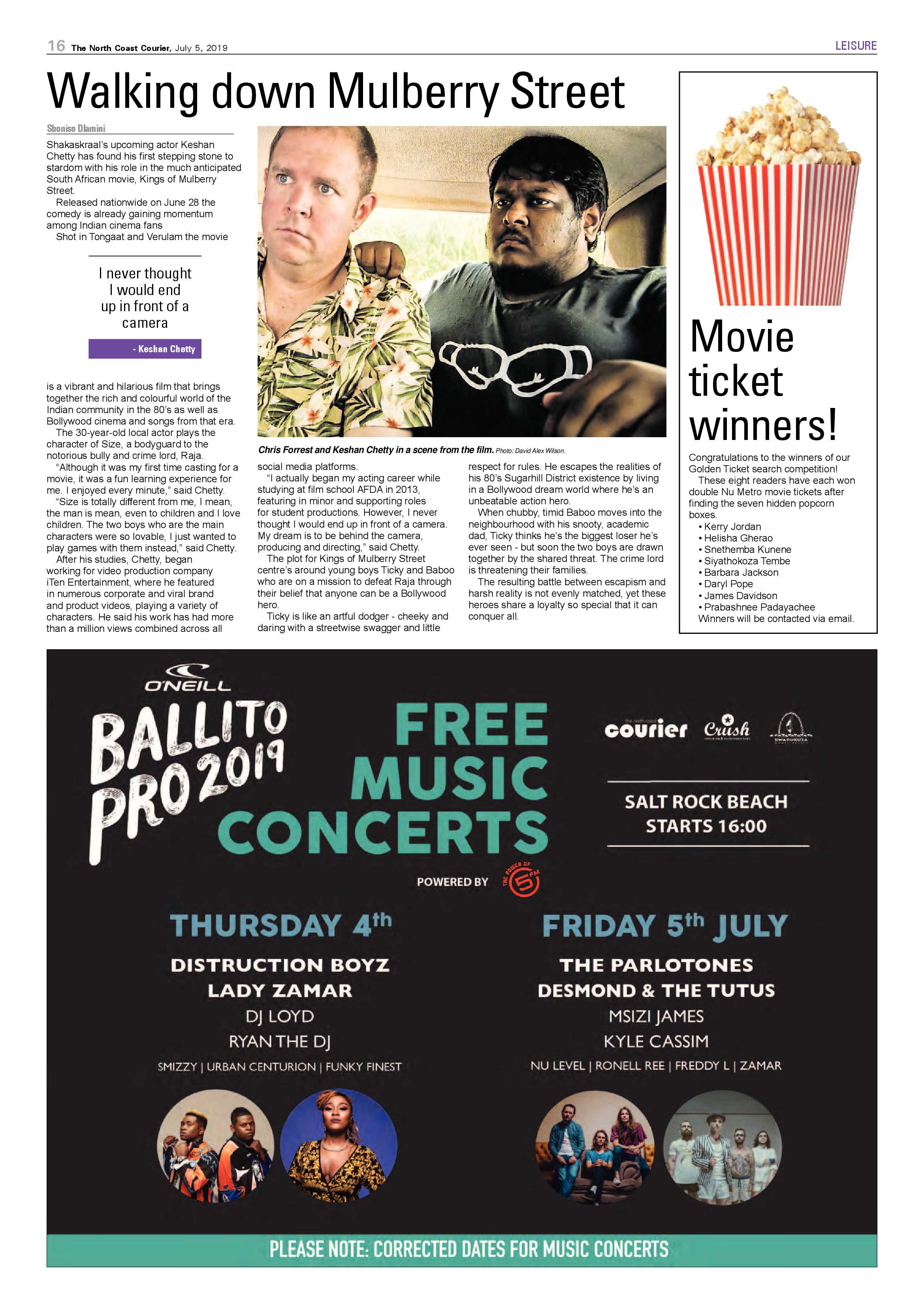 The North Coast Courier 5 July 2019 page 16