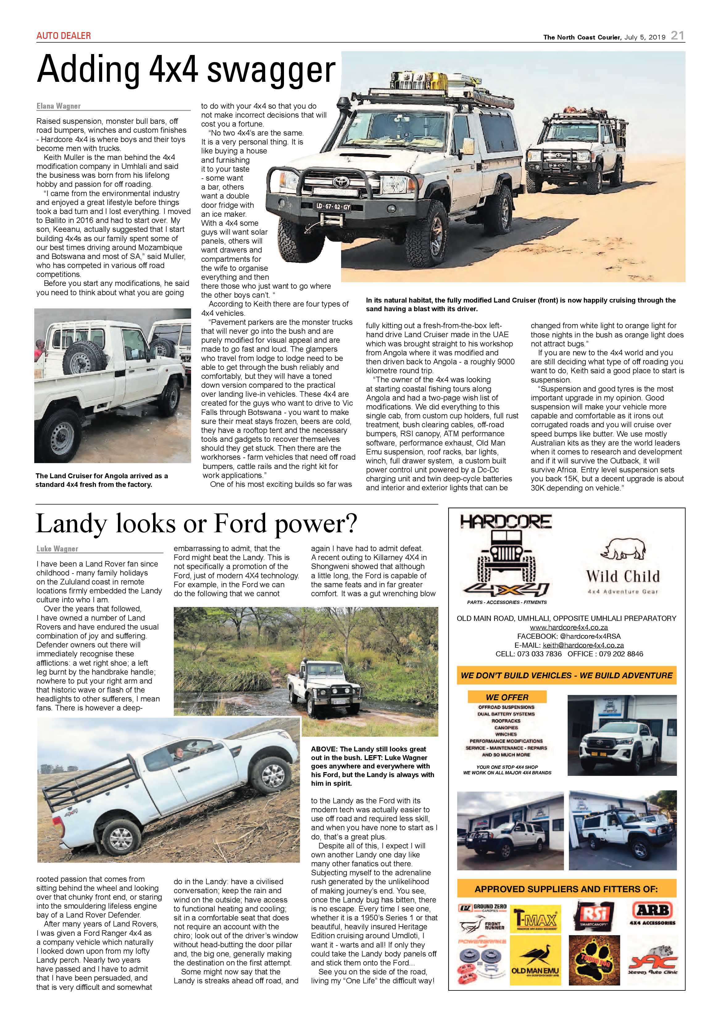 The North Coast Courier 5 July 2019 page 21