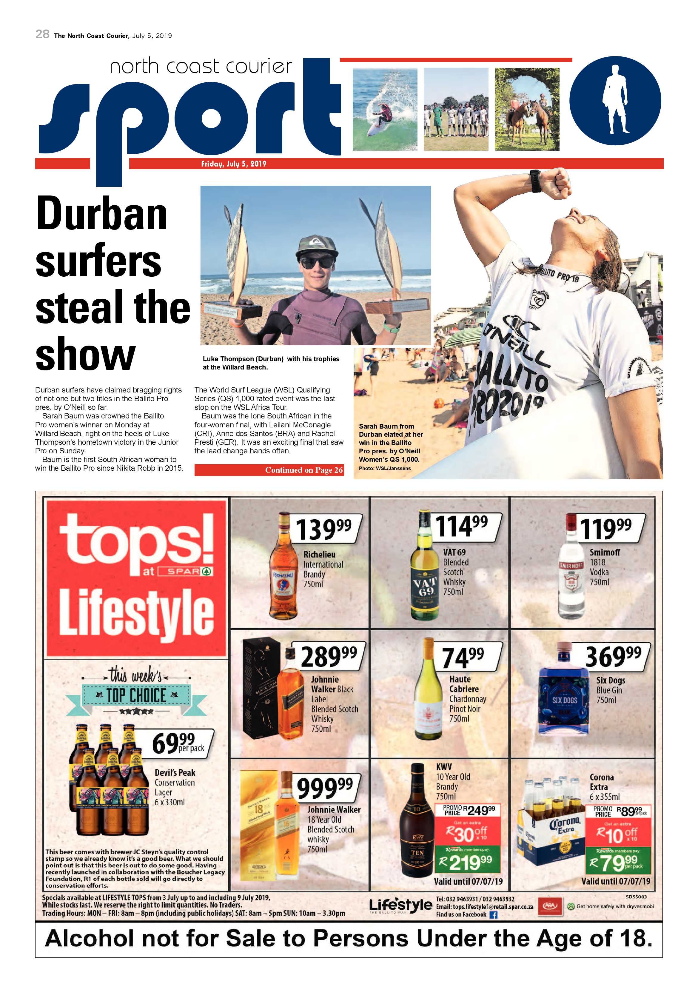 The North Coast Courier 5 July 2019 page 28