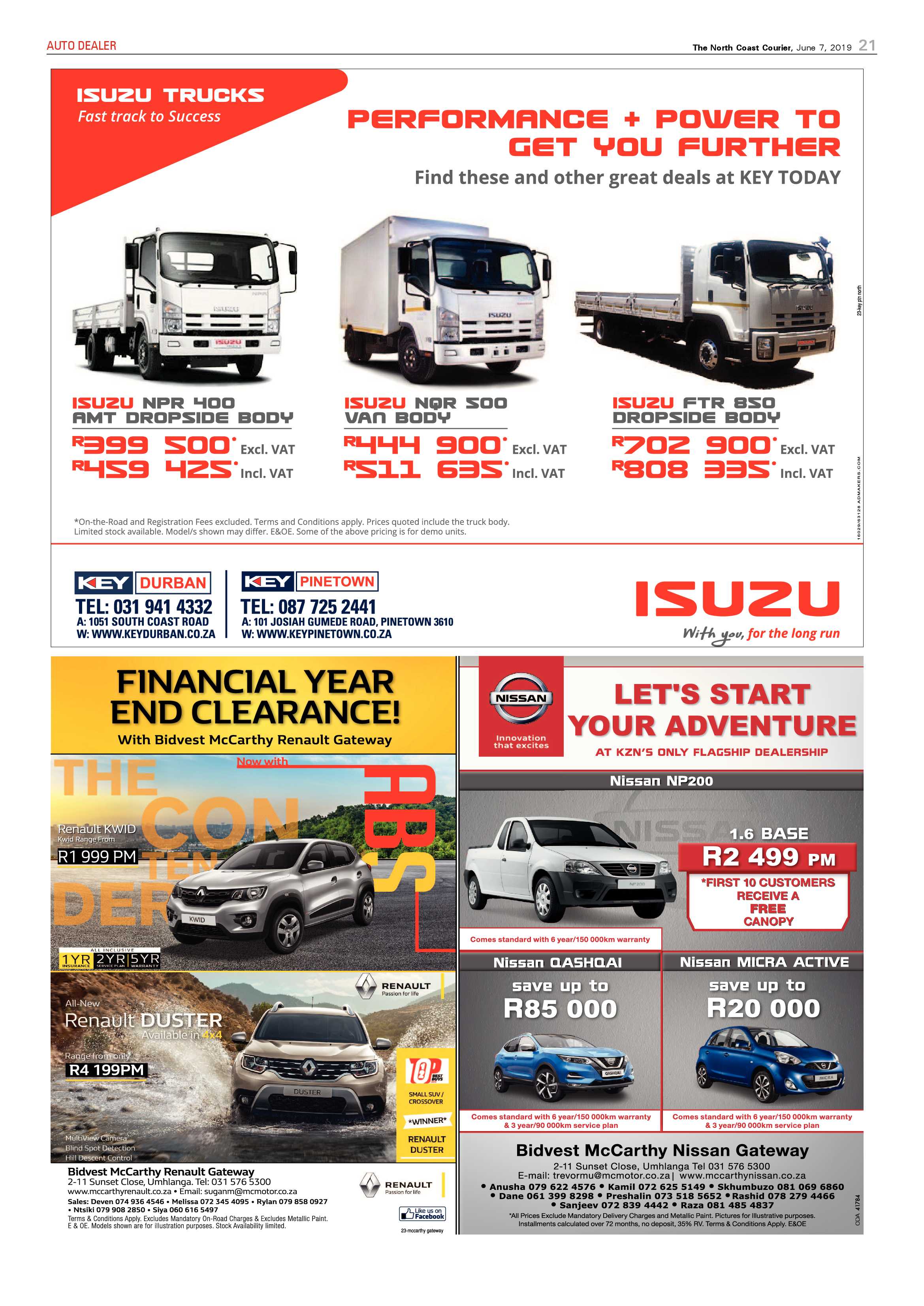 The North Coast Courier 7 June 2019 page 21