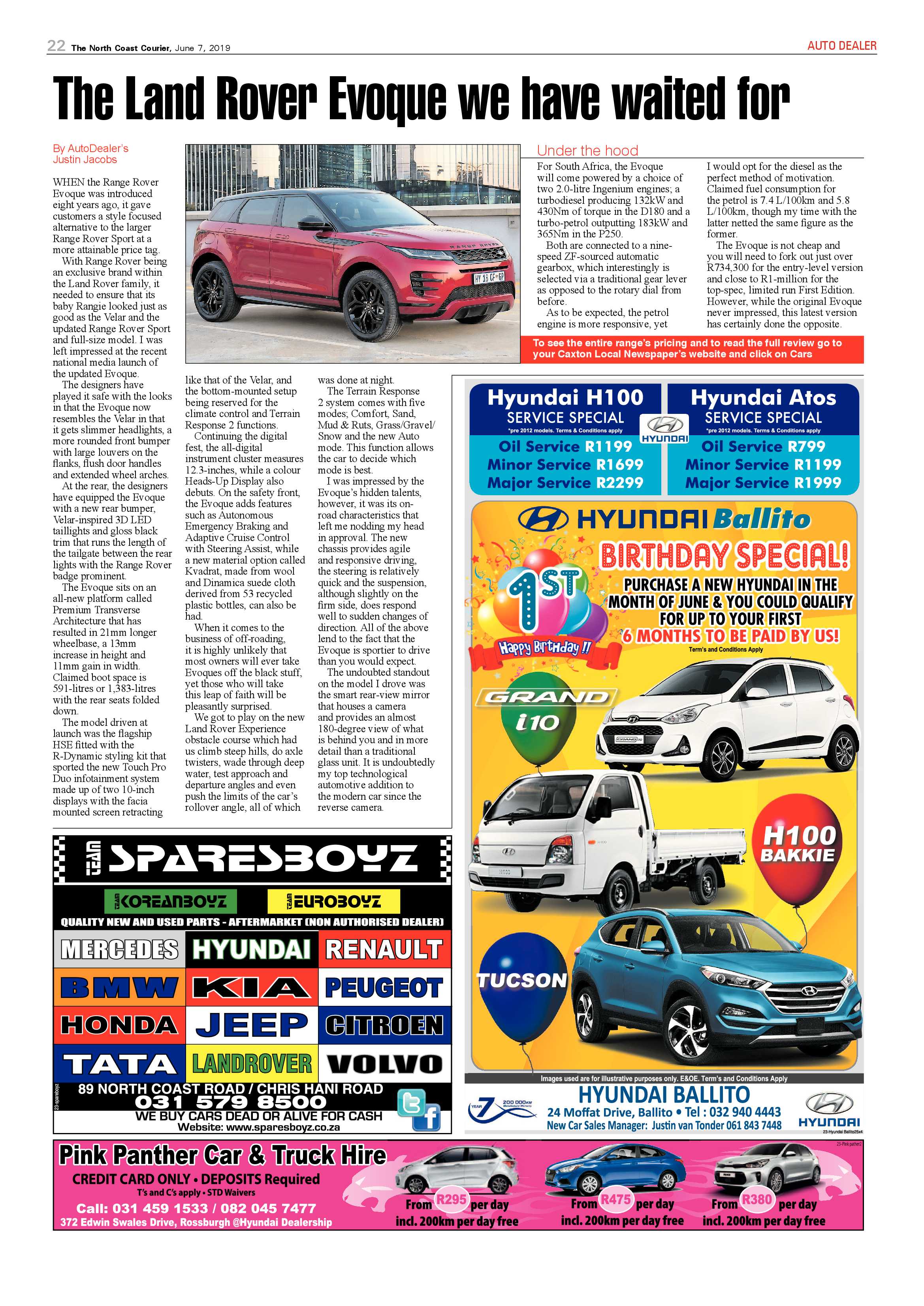The North Coast Courier 7 June 2019 page 22