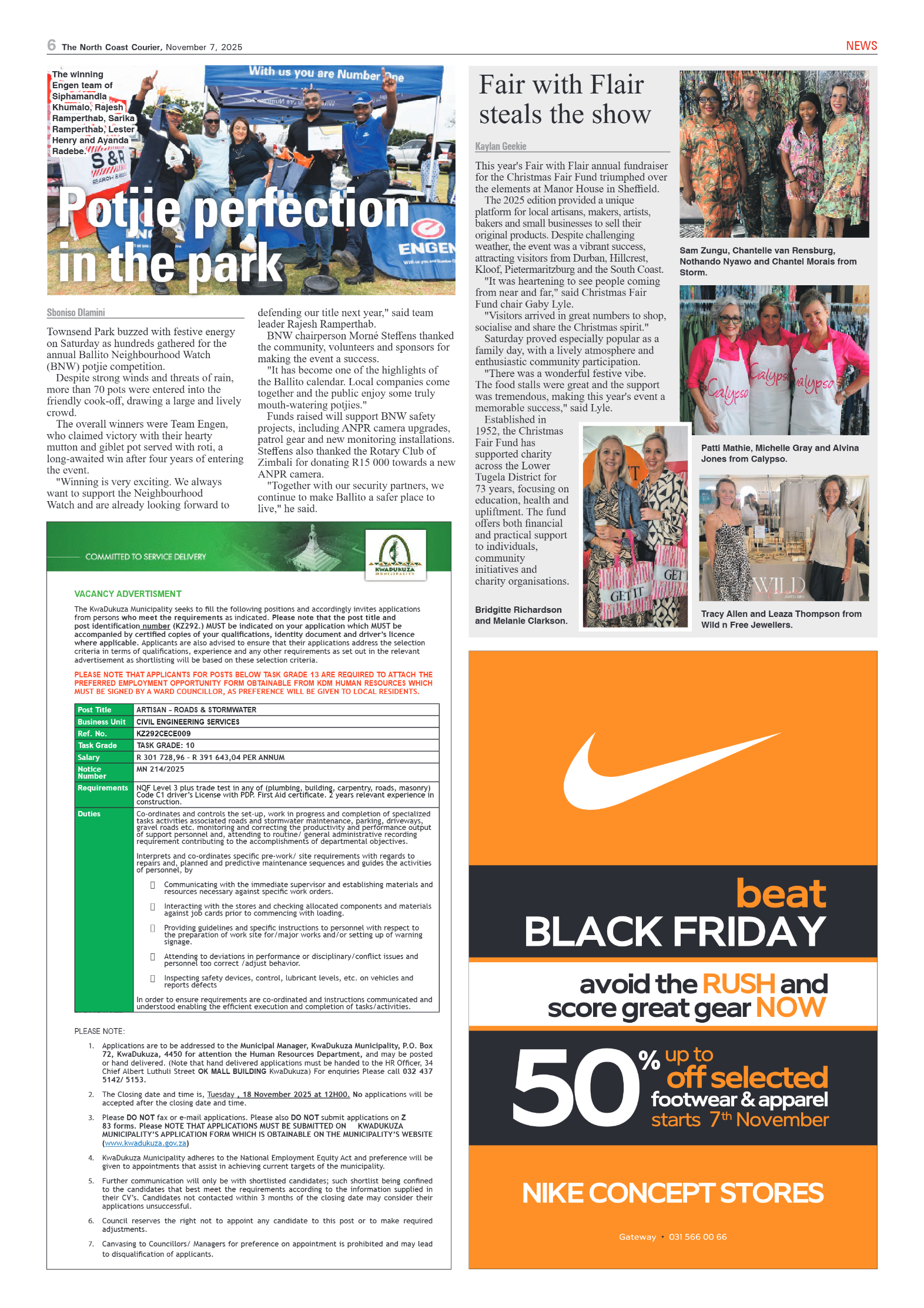 The North Coast Courier – 7 November 2025 page 6